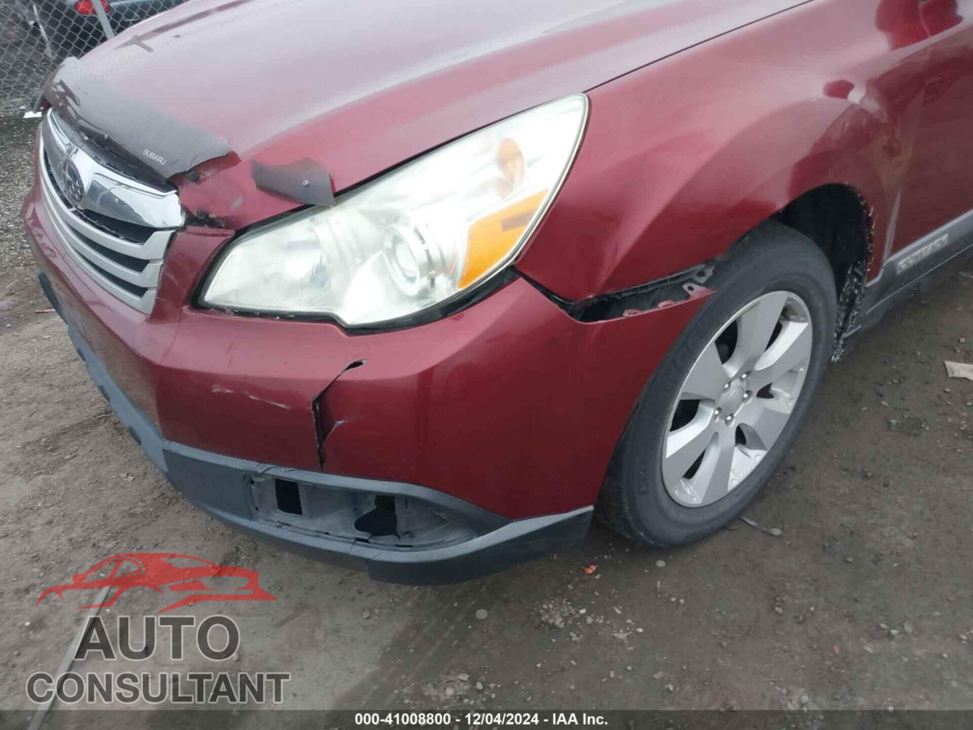 SUBARU OUTBACK 2011 - 4S4BRCCC2B3318639