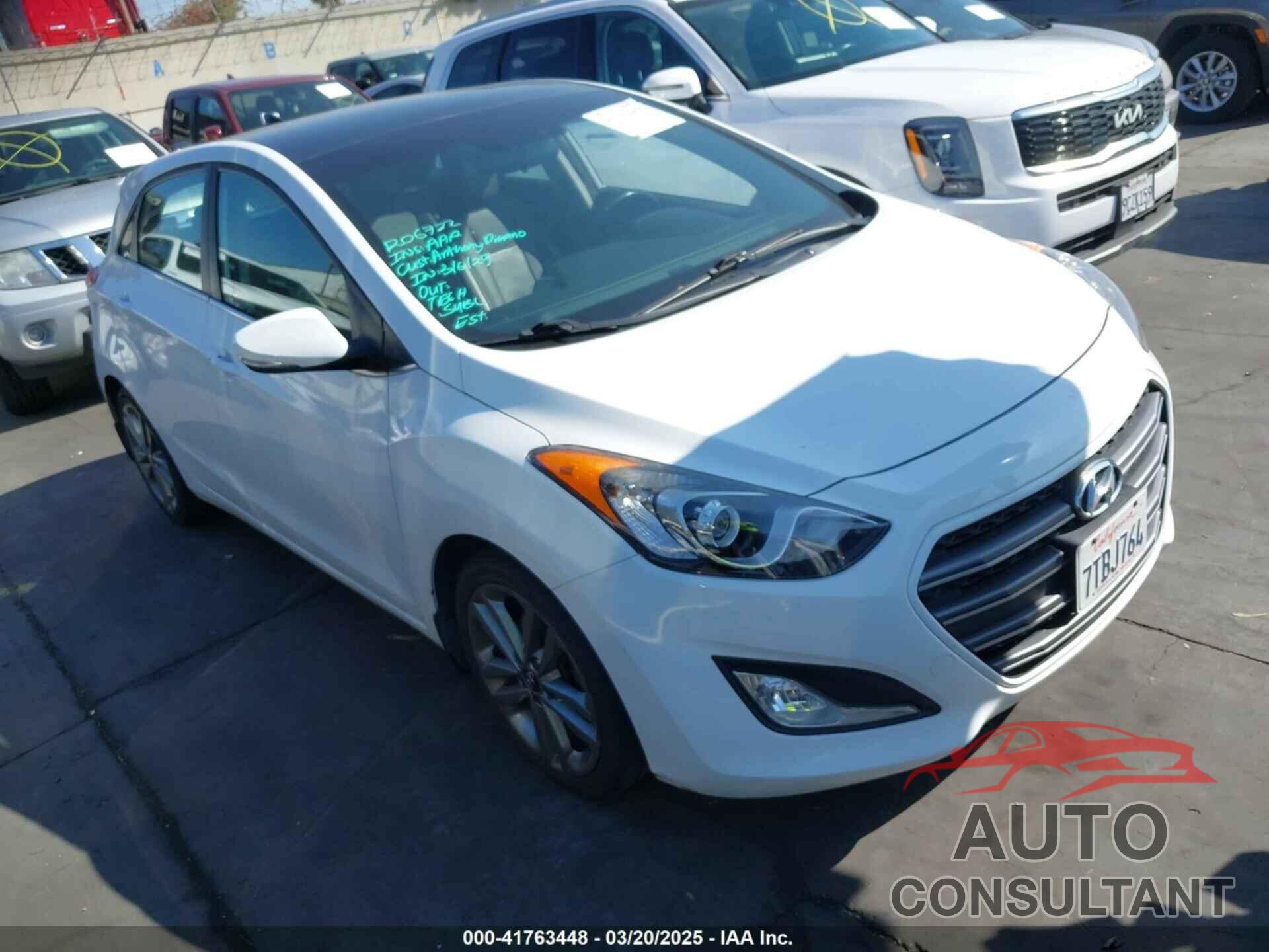 HYUNDAI ELANTRA GT 2017 - KMHD35LH3HU354747