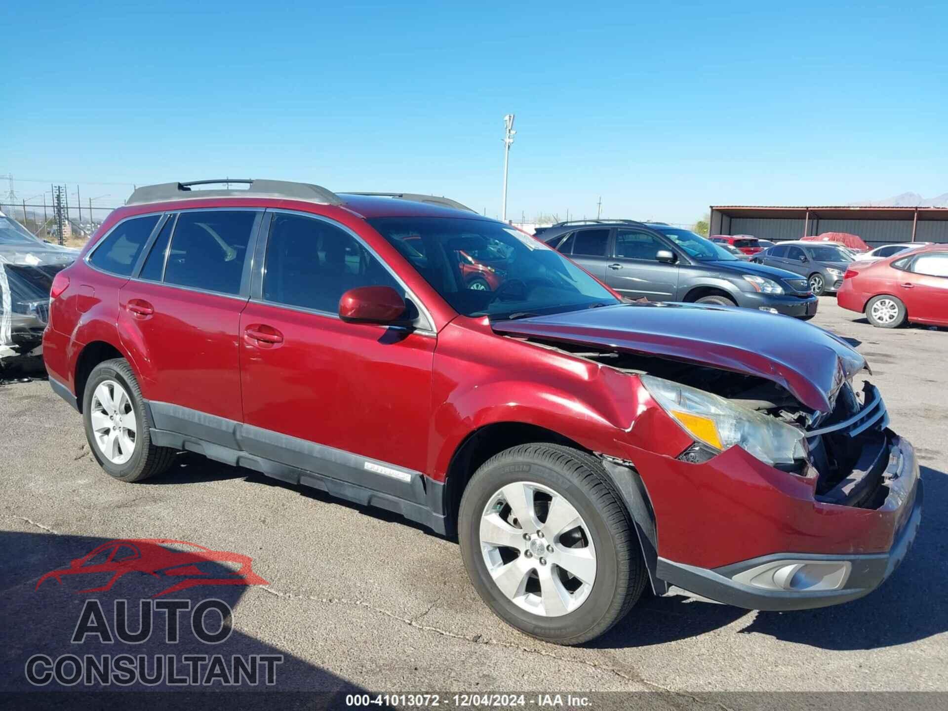 SUBARU OUTBACK 2012 - 4S4BRBCC1C3228295