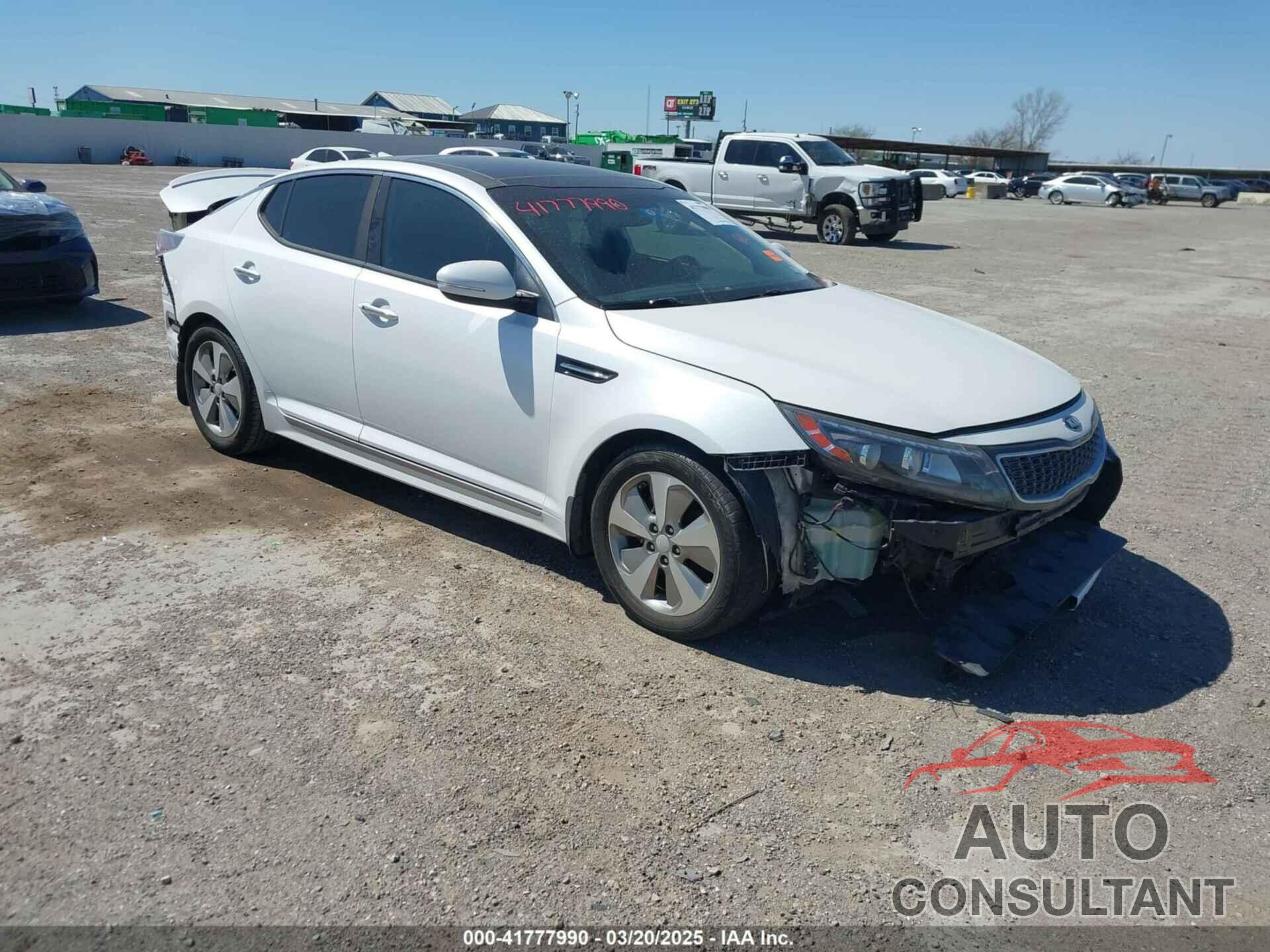 KIA OPTIMA HYBRID 2014 - KNAGN4AD9E5068071