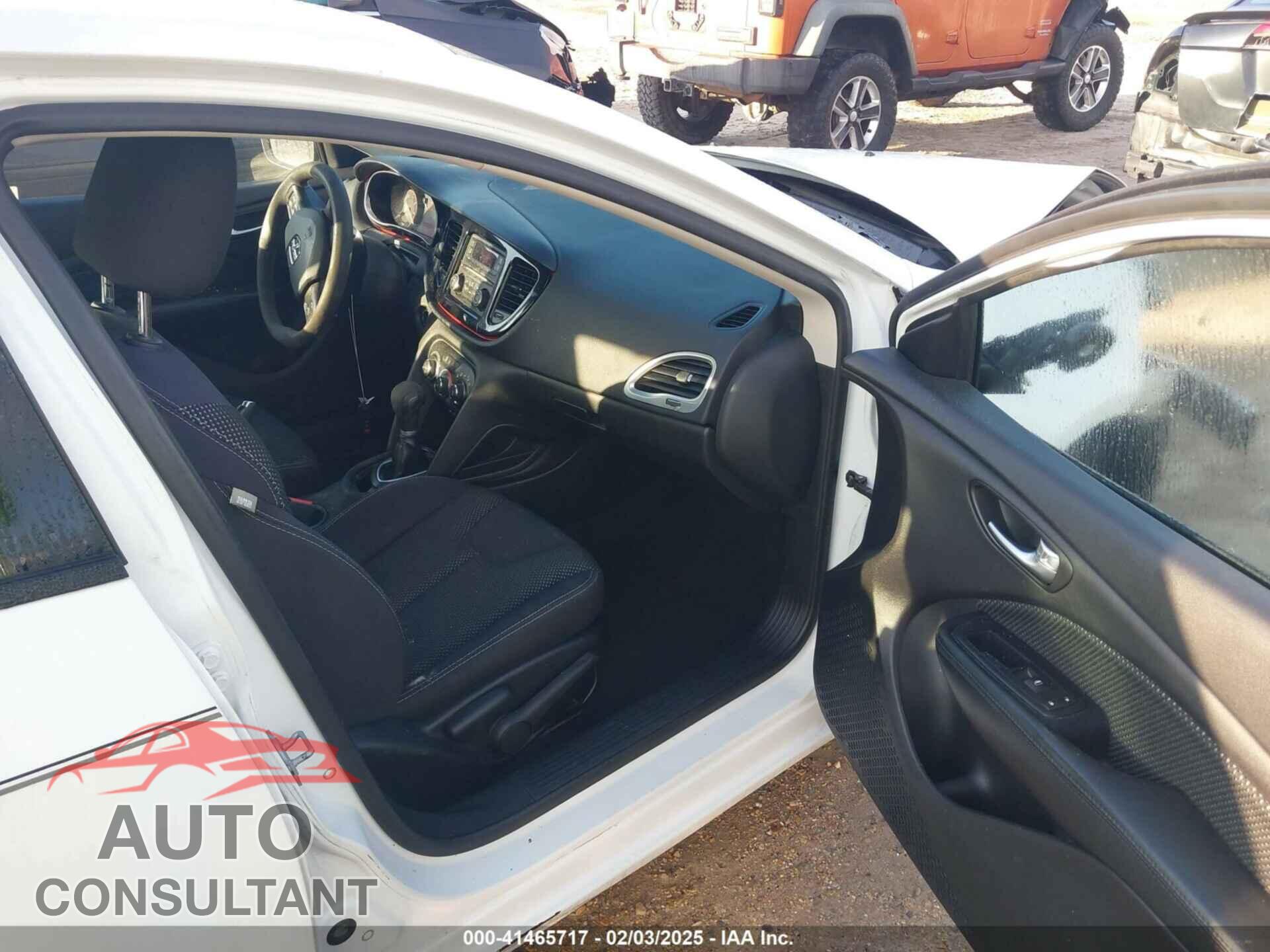DODGE DART 2015 - 1C3CDFBB3FD172631