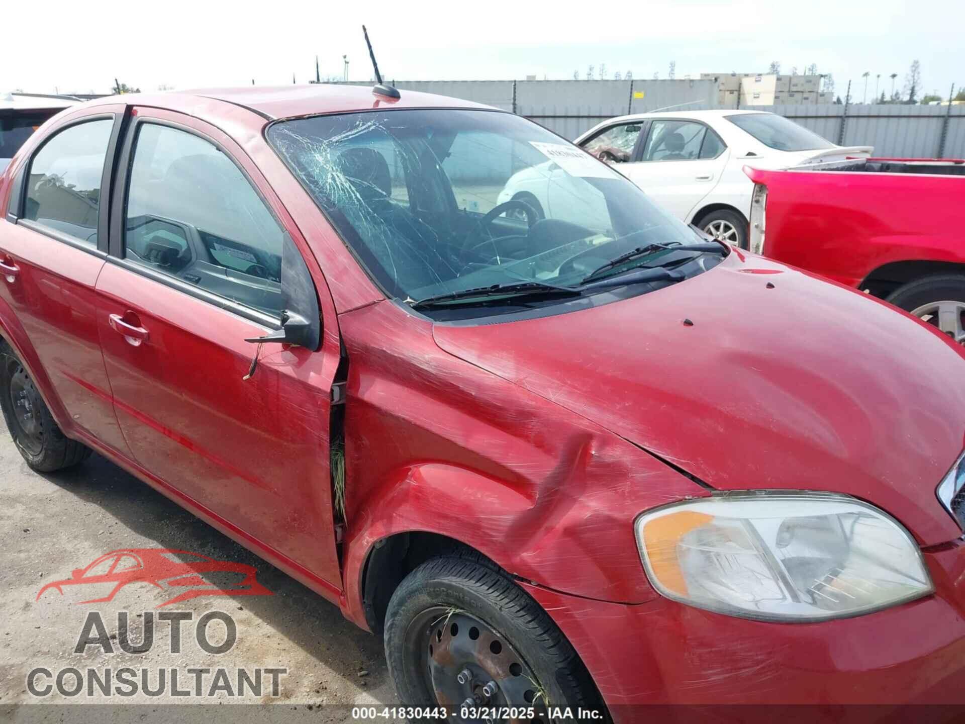 CHEVROLET AVEO 2011 - KL1TG5DE7BB199218