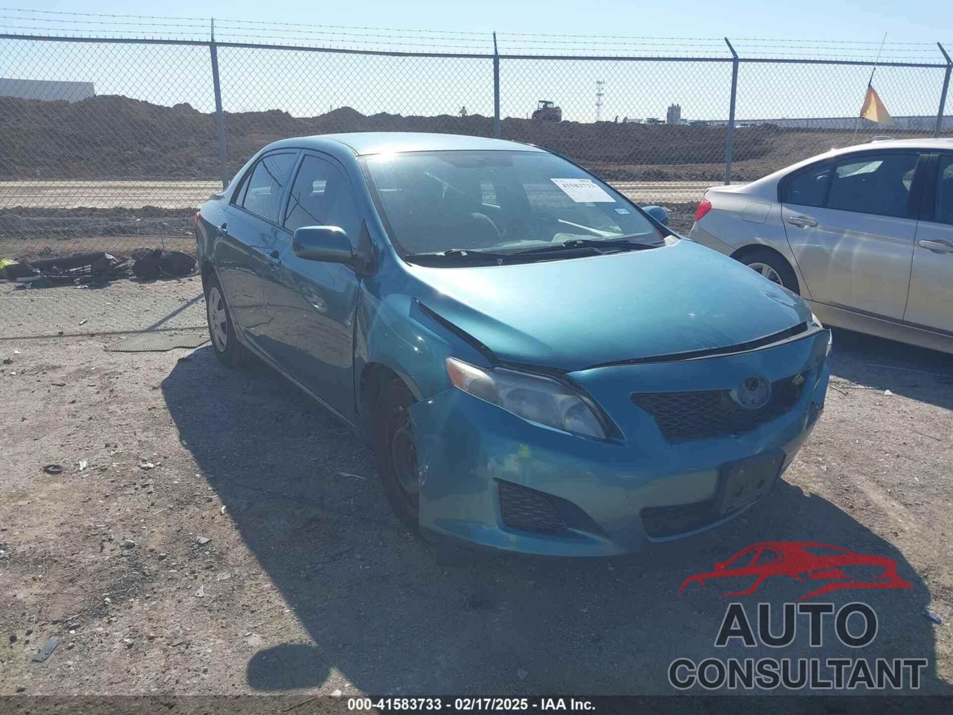 TOYOTA COROLLA 2009 - JTDBL40E799028308