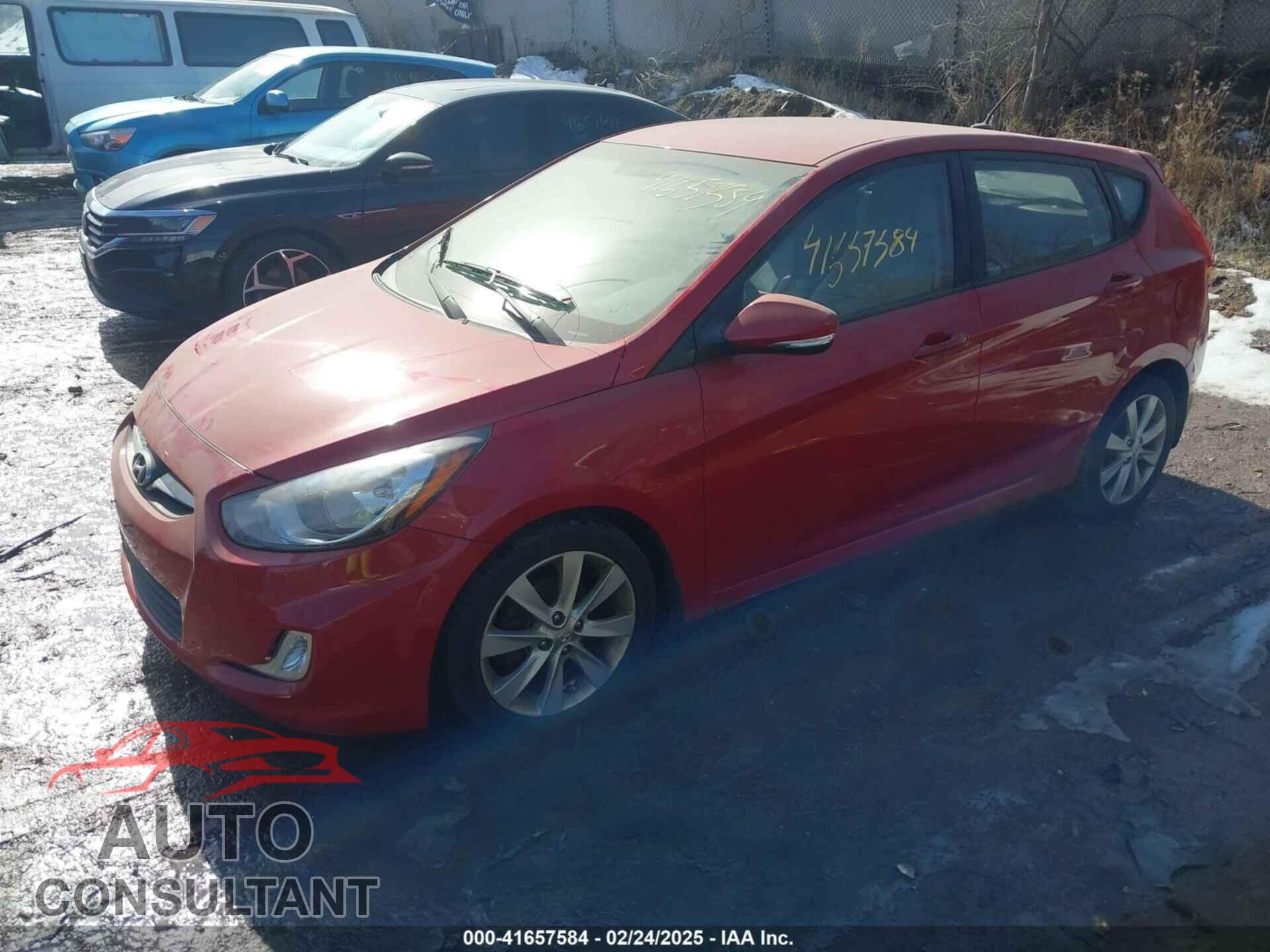 HYUNDAI ACCENT 2013 - KMHCU5AE5DU063341
