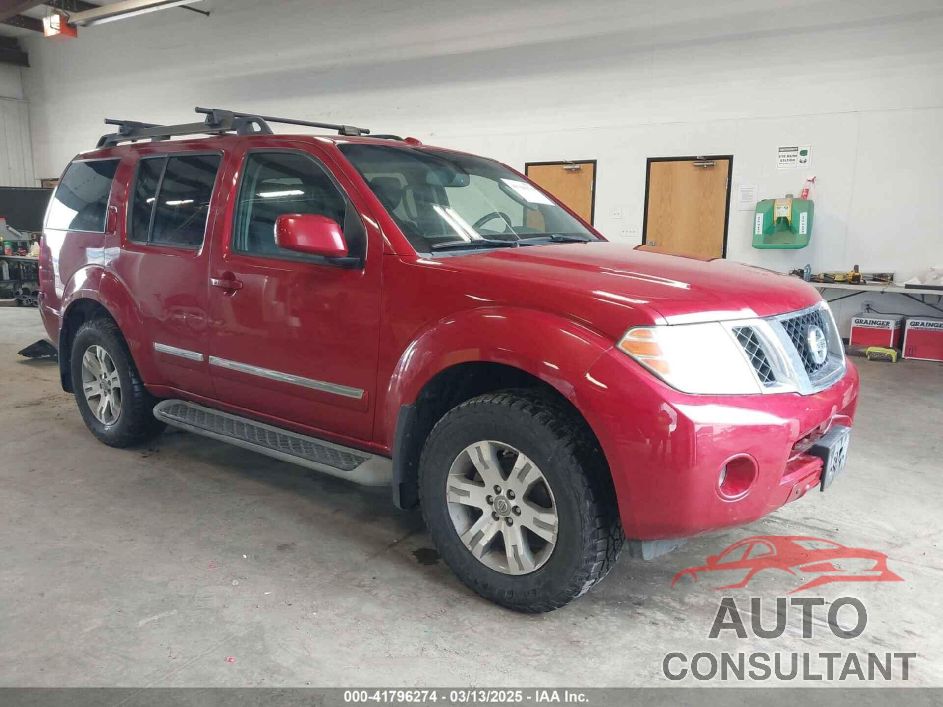 NISSAN PATHFINDER 2012 - 5N1AR1NB4CC612193