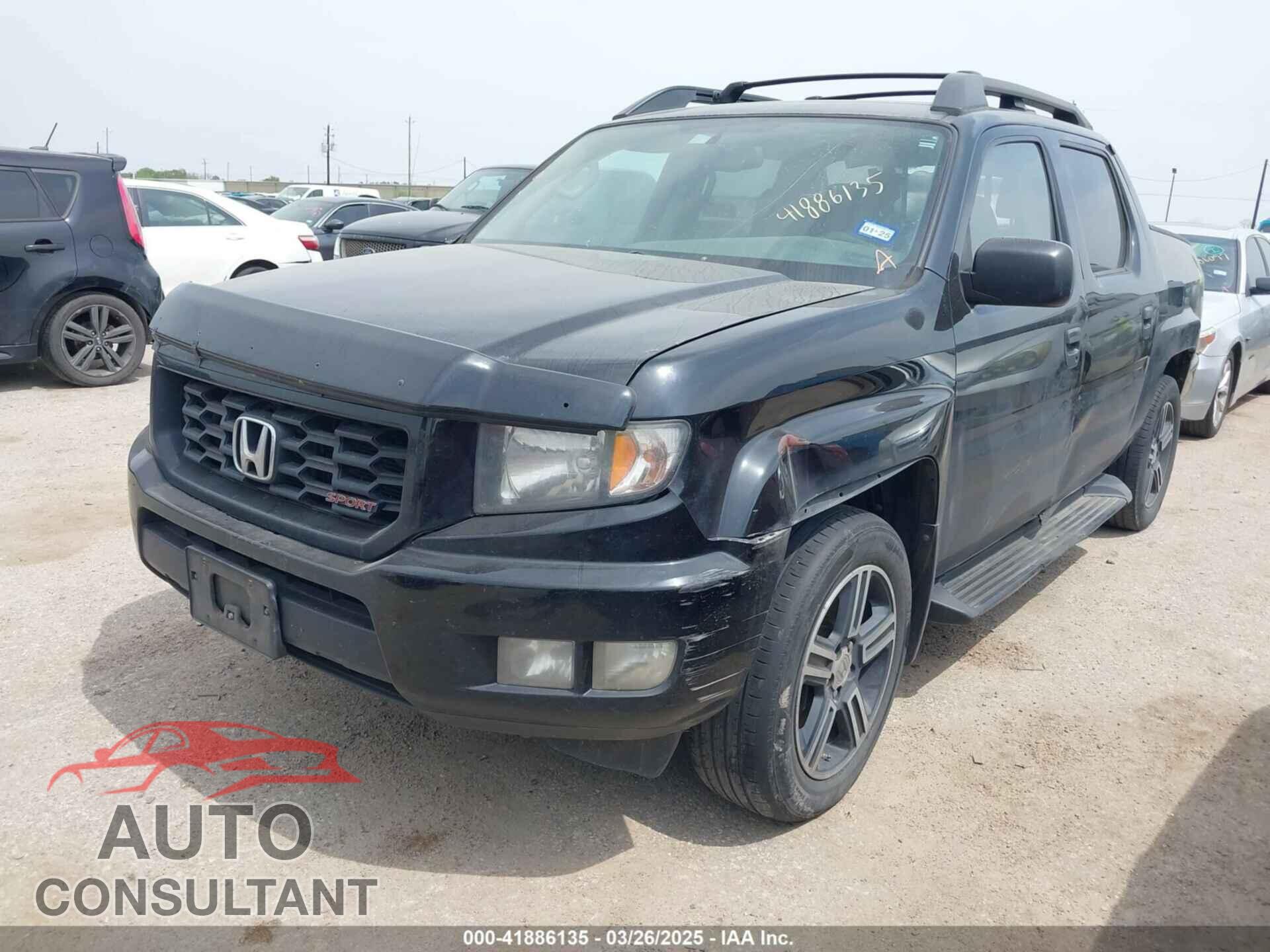 HONDA RIDGELINE 2014 - 5FPYK1F73EB013493