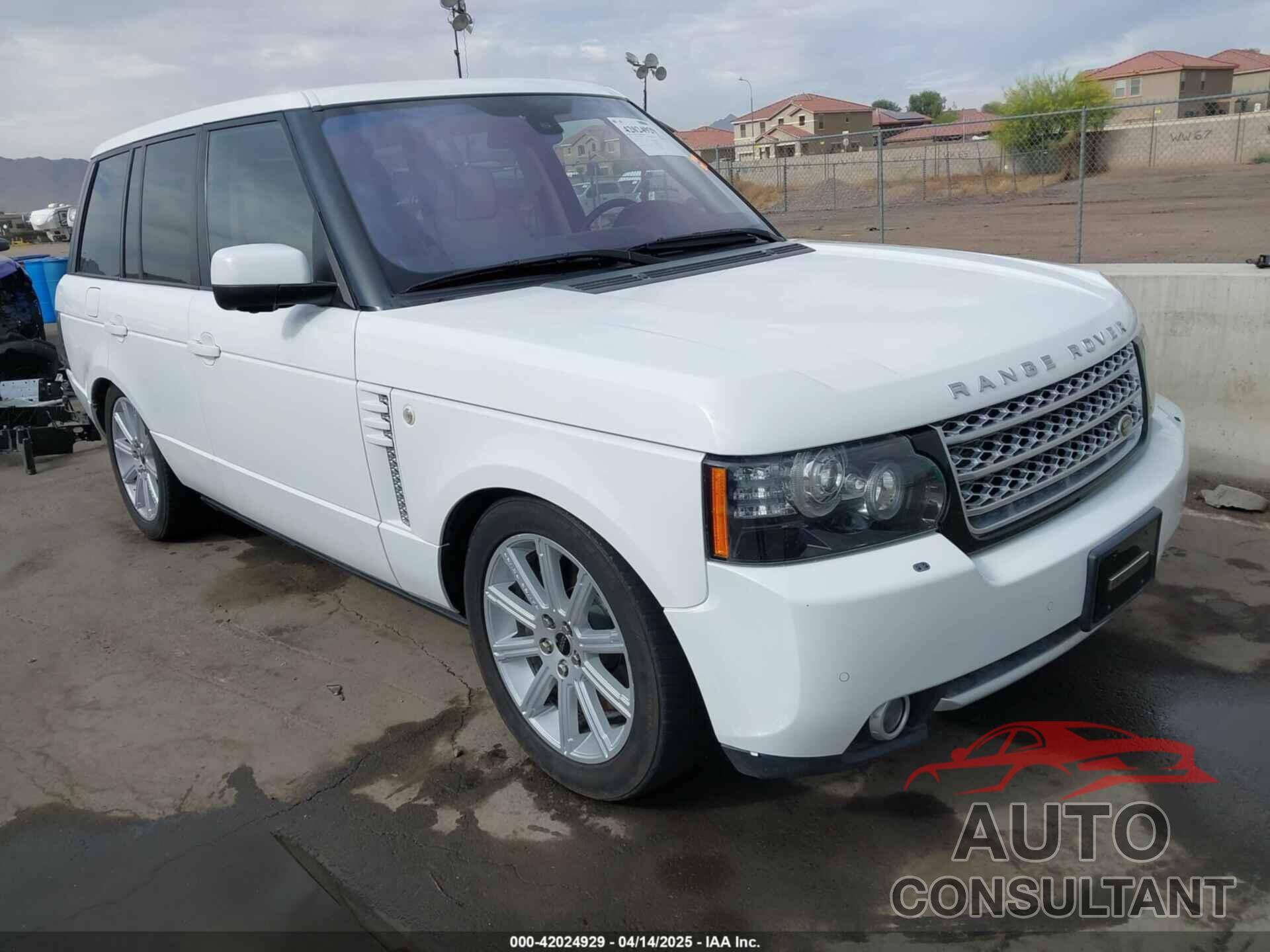 LAND ROVER RANGE ROVER 2012 - SALMF1E48CA387325