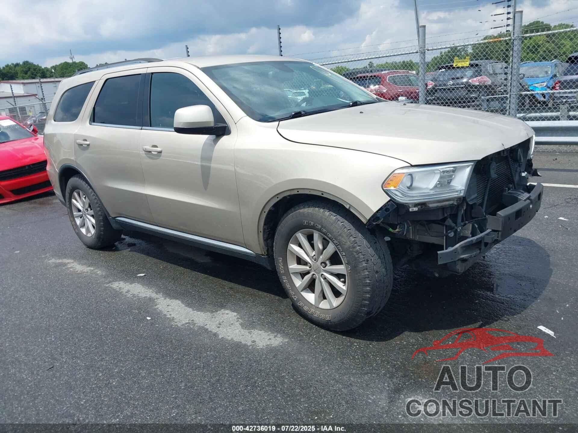 DODGE DURANGO 2015 - 1C4RDHAGXFC869881