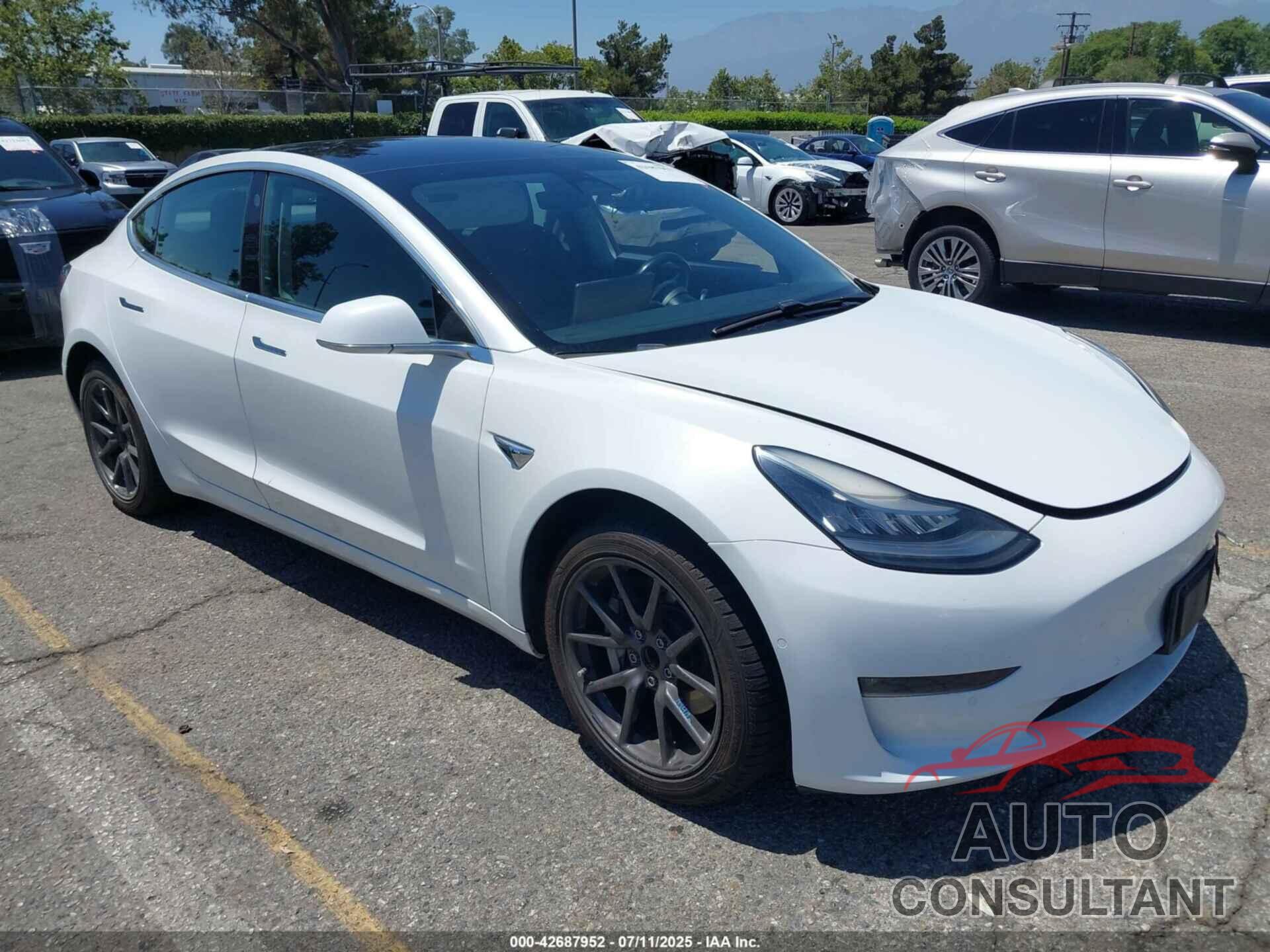 TESLA MODEL 3 2019 - 5YJ3E1EAXKF309758