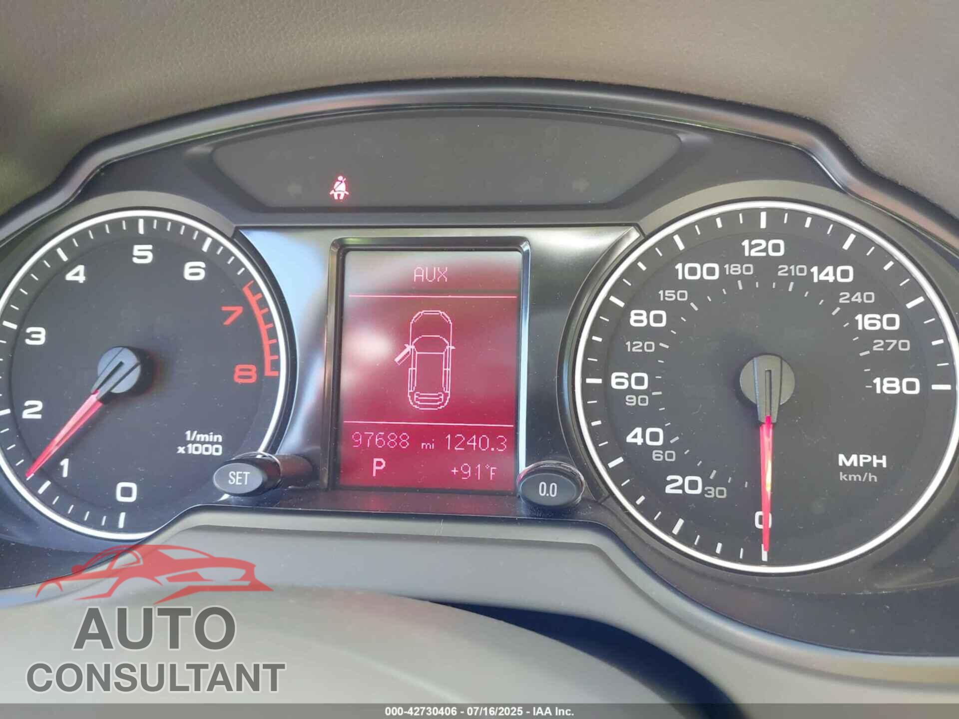 AUDI Q5 2012 - WA1CFAFP7CA109036