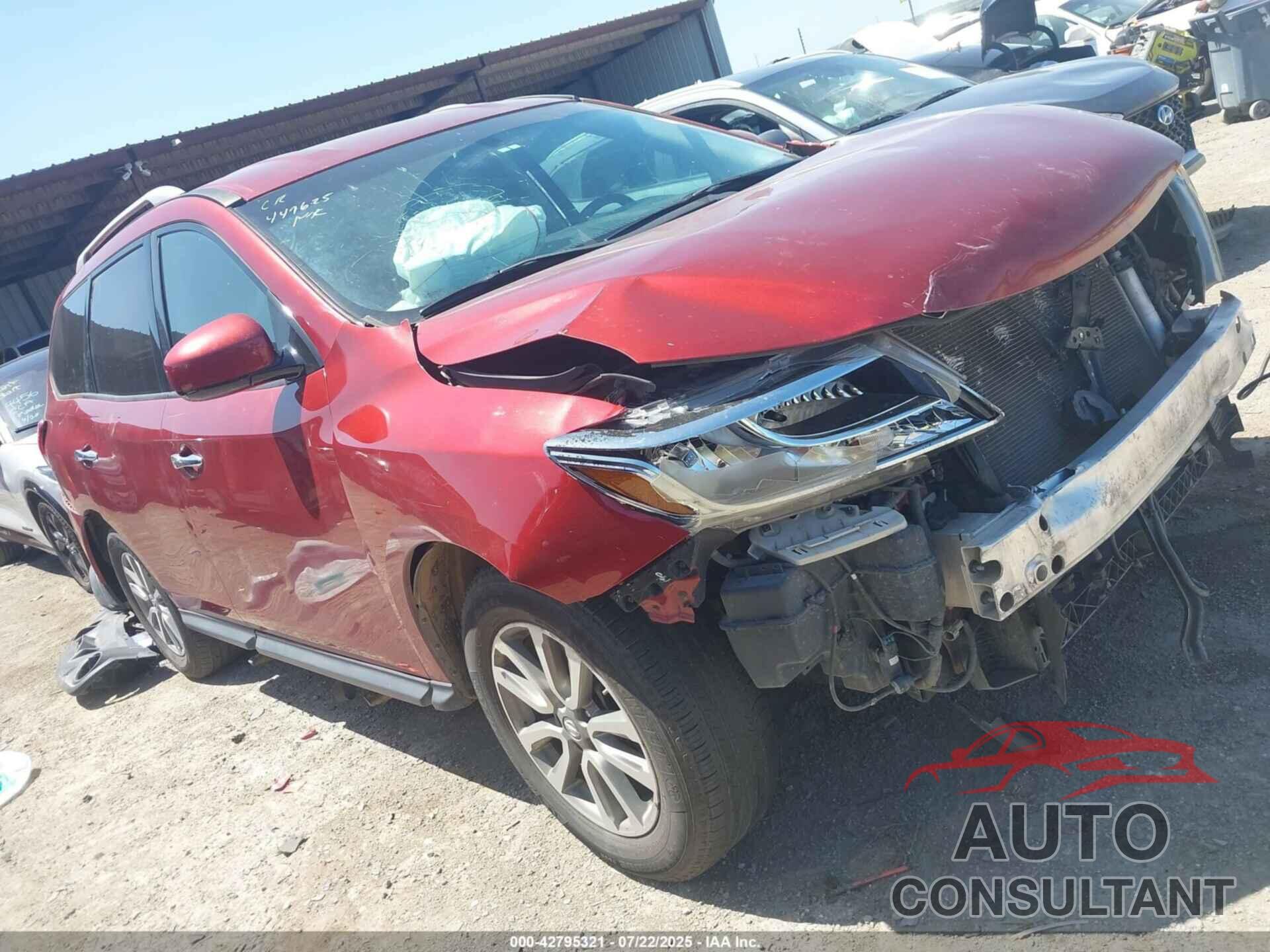 NISSAN PATHFINDER 2013 - 5N1AR2MNXDC602402