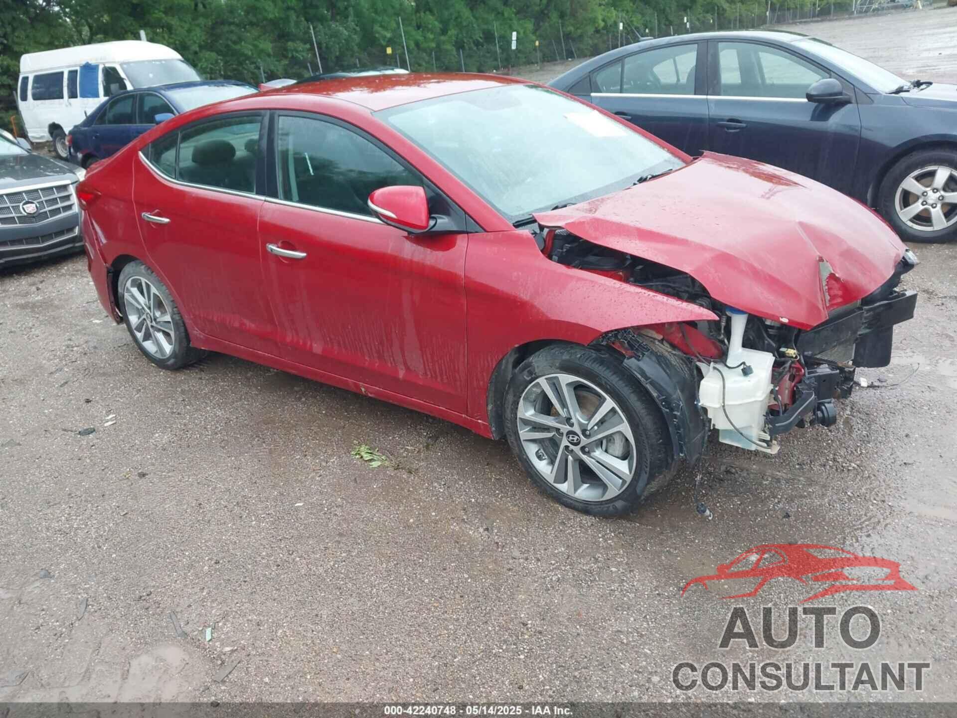 HYUNDAI ELANTRA 2017 - KMHD84LF8HU060951