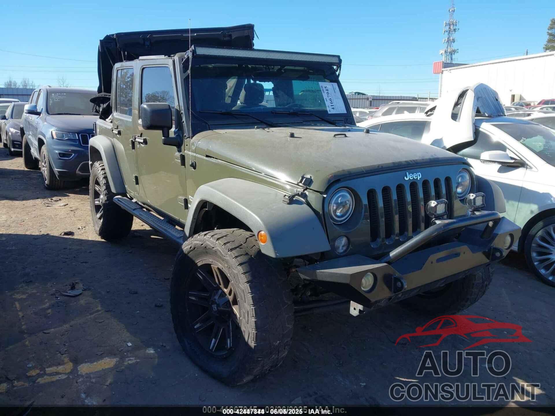 JEEP WRANGLER UNLIMITED 2016 - 1C4BJWDG6GL116747