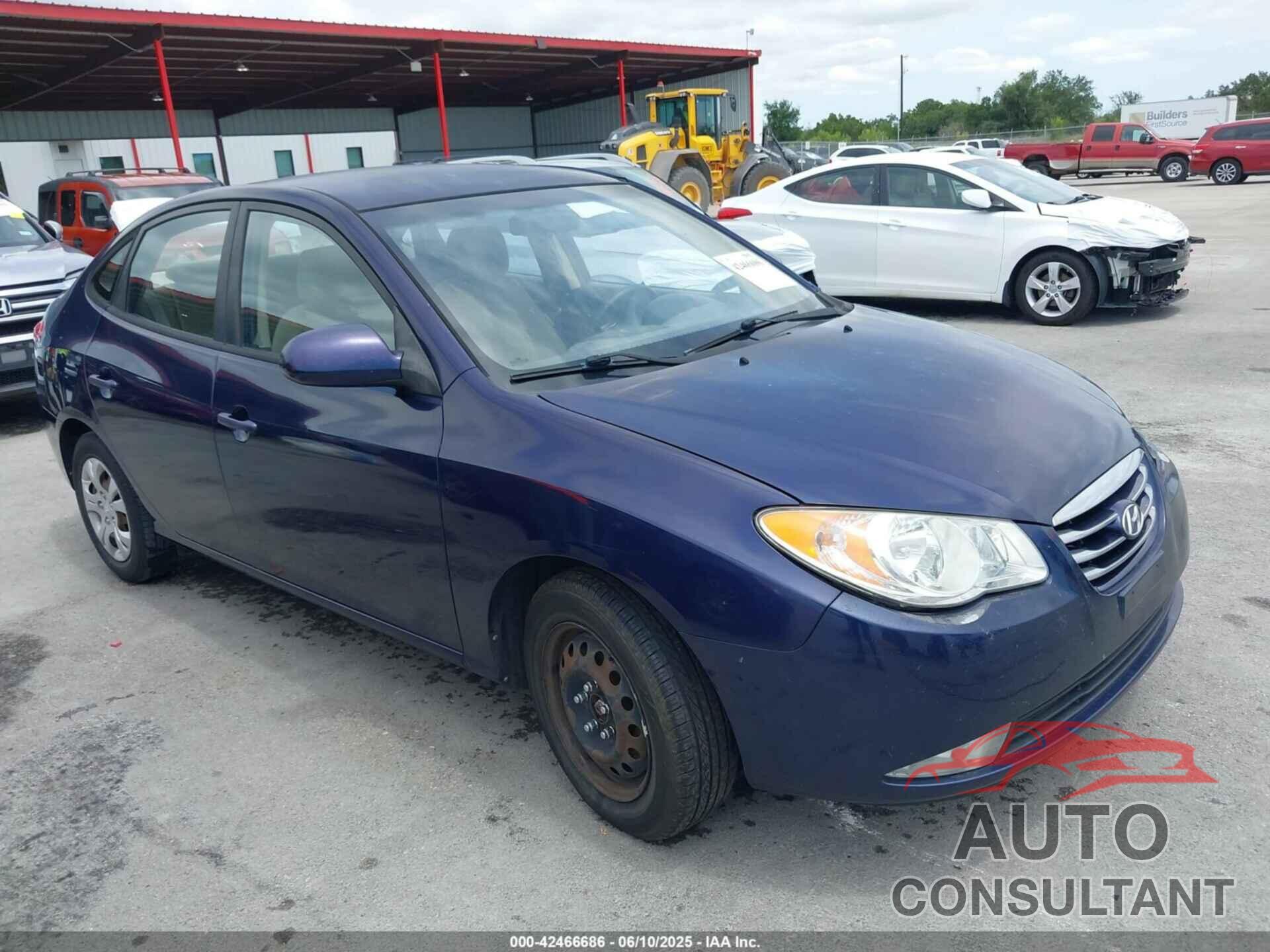 HYUNDAI ELANTRA 2010 - KMHDU4AD6AU130501