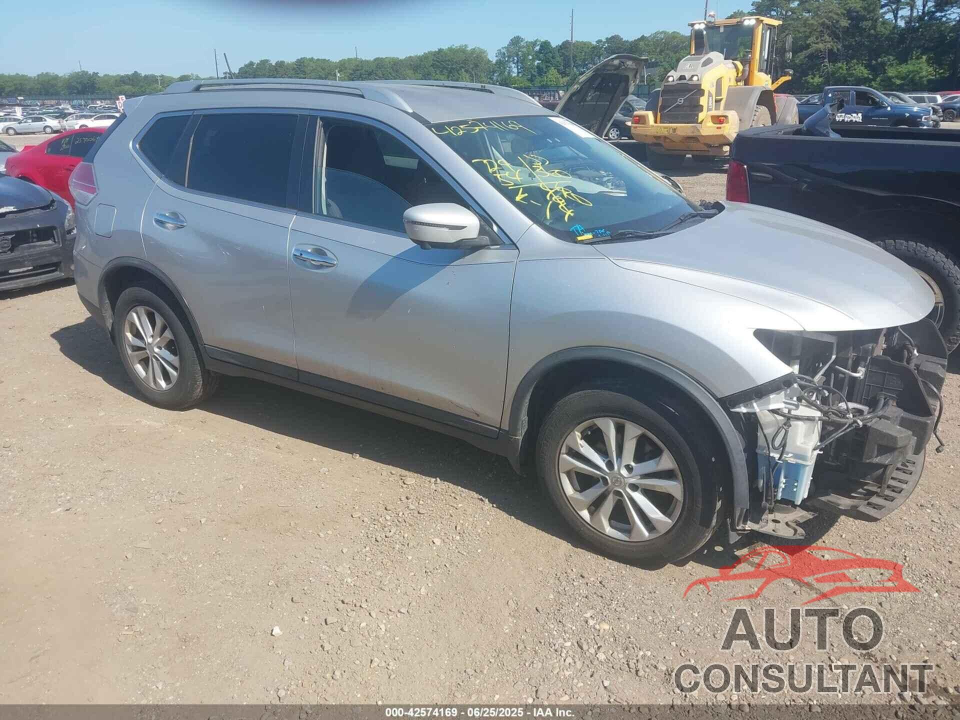 NISSAN ROGUE 2016 - KNMAT2MV5GP712390