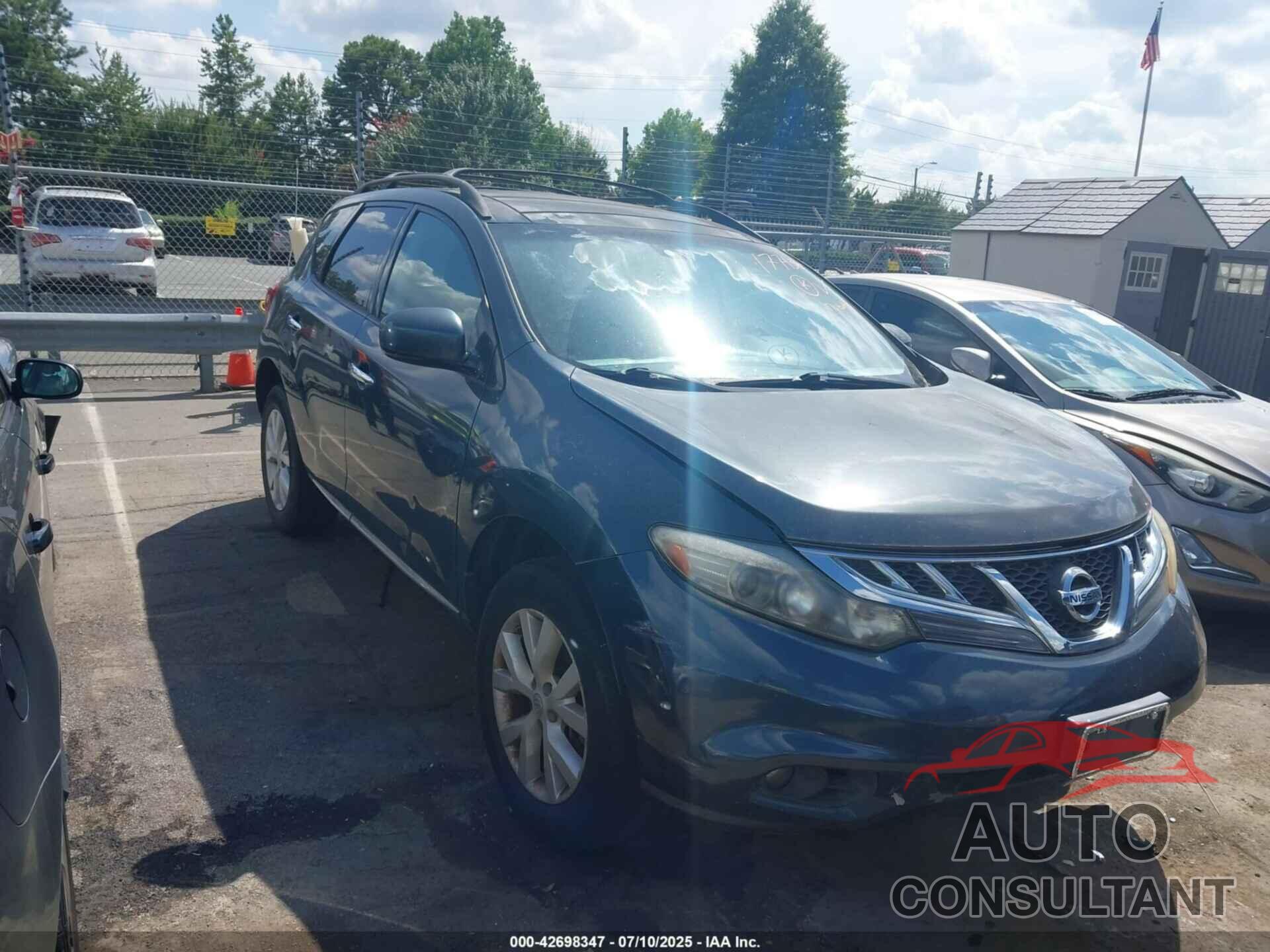 NISSAN MURANO 2011 - JN8AZ1MW5BW177436