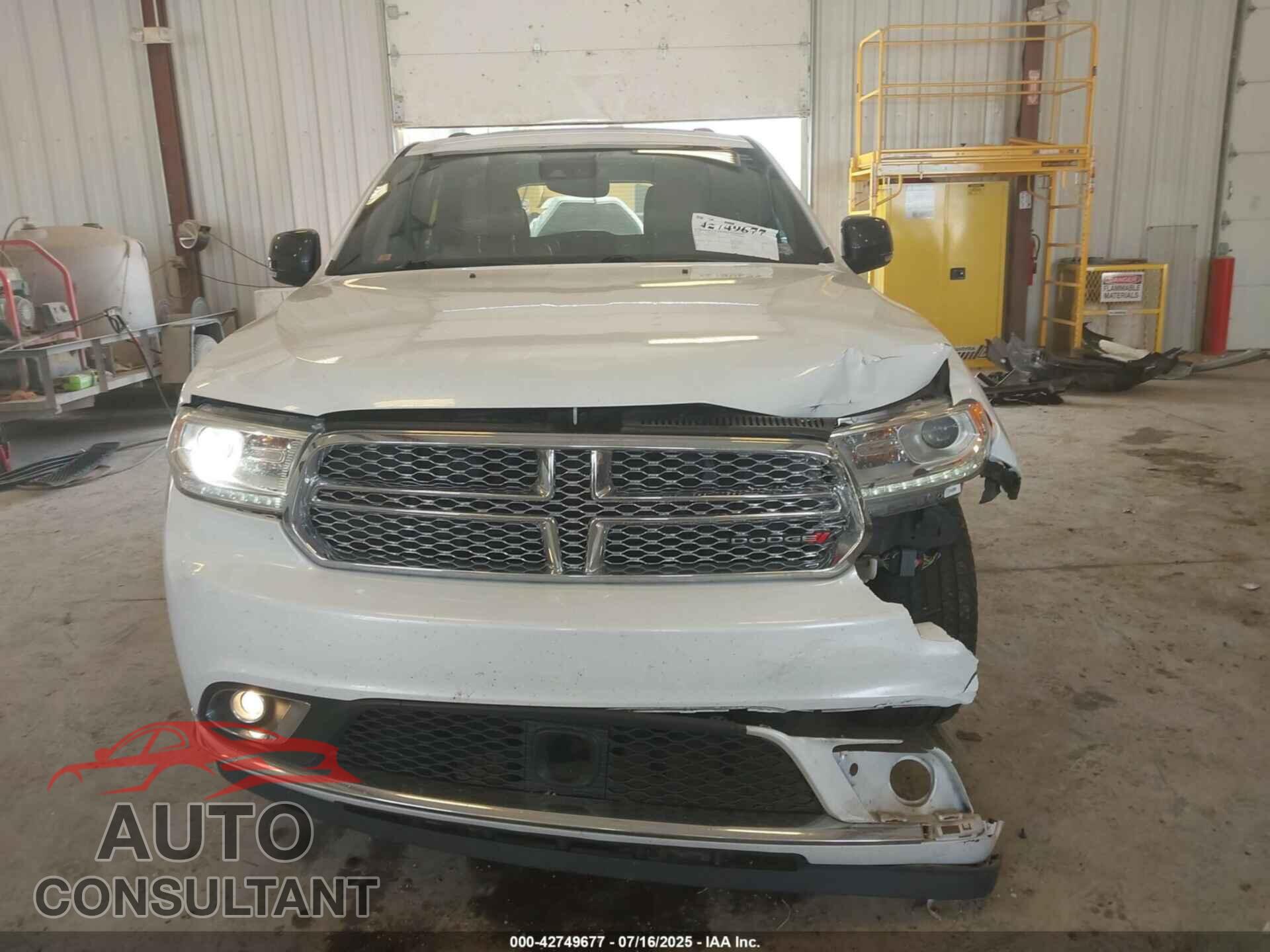 DODGE DURANGO 2017 - 1C4SDJET5HC720913