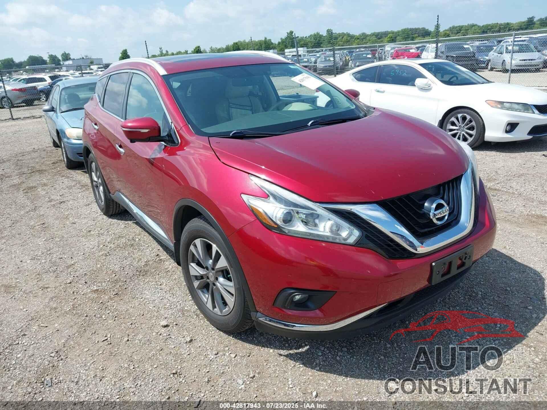 NISSAN MURANO 2015 - 5N1AZ2MH0FN240260