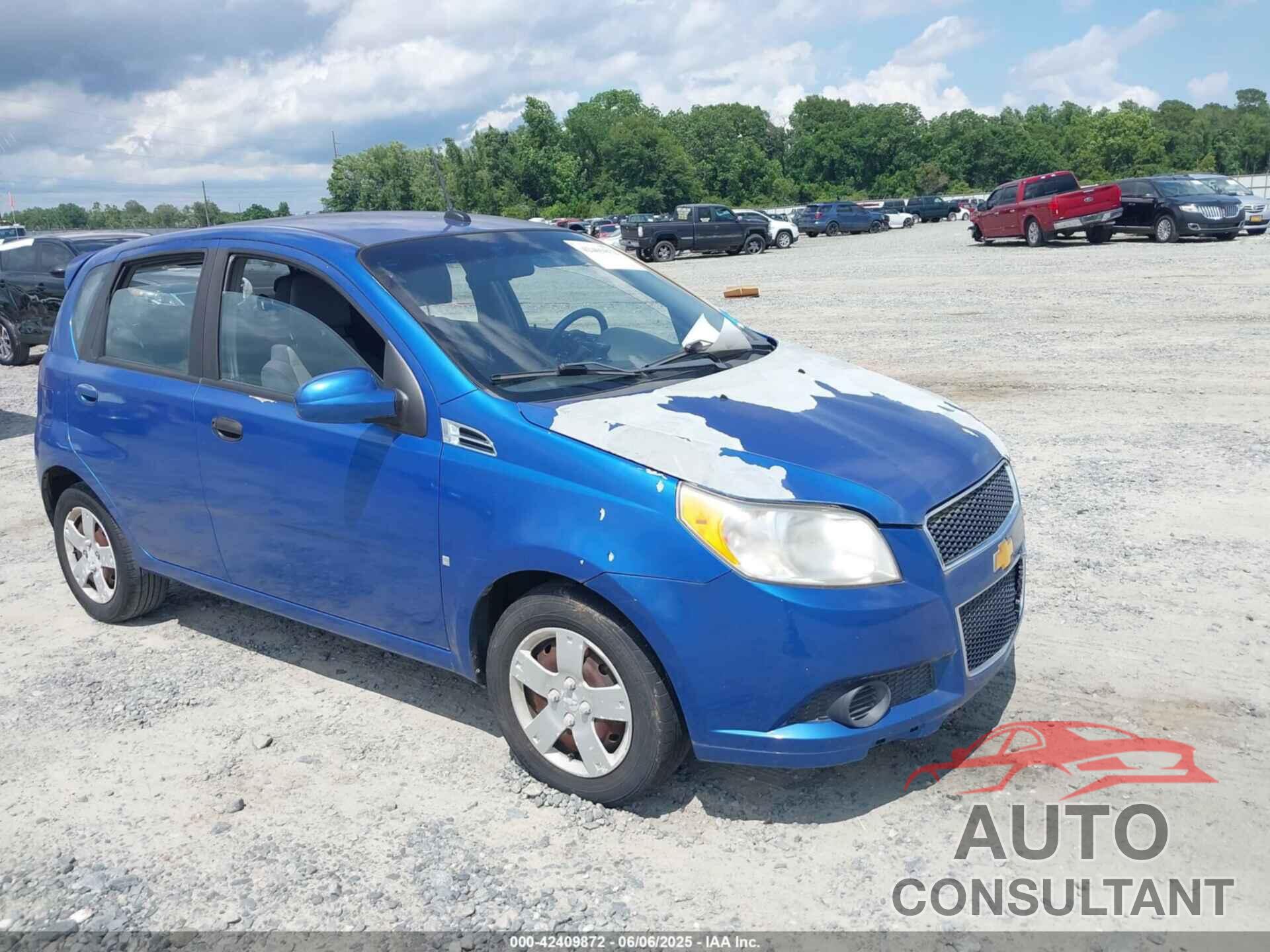 CHEVROLET AVEO 2009 - KL1TD66E69B614700
