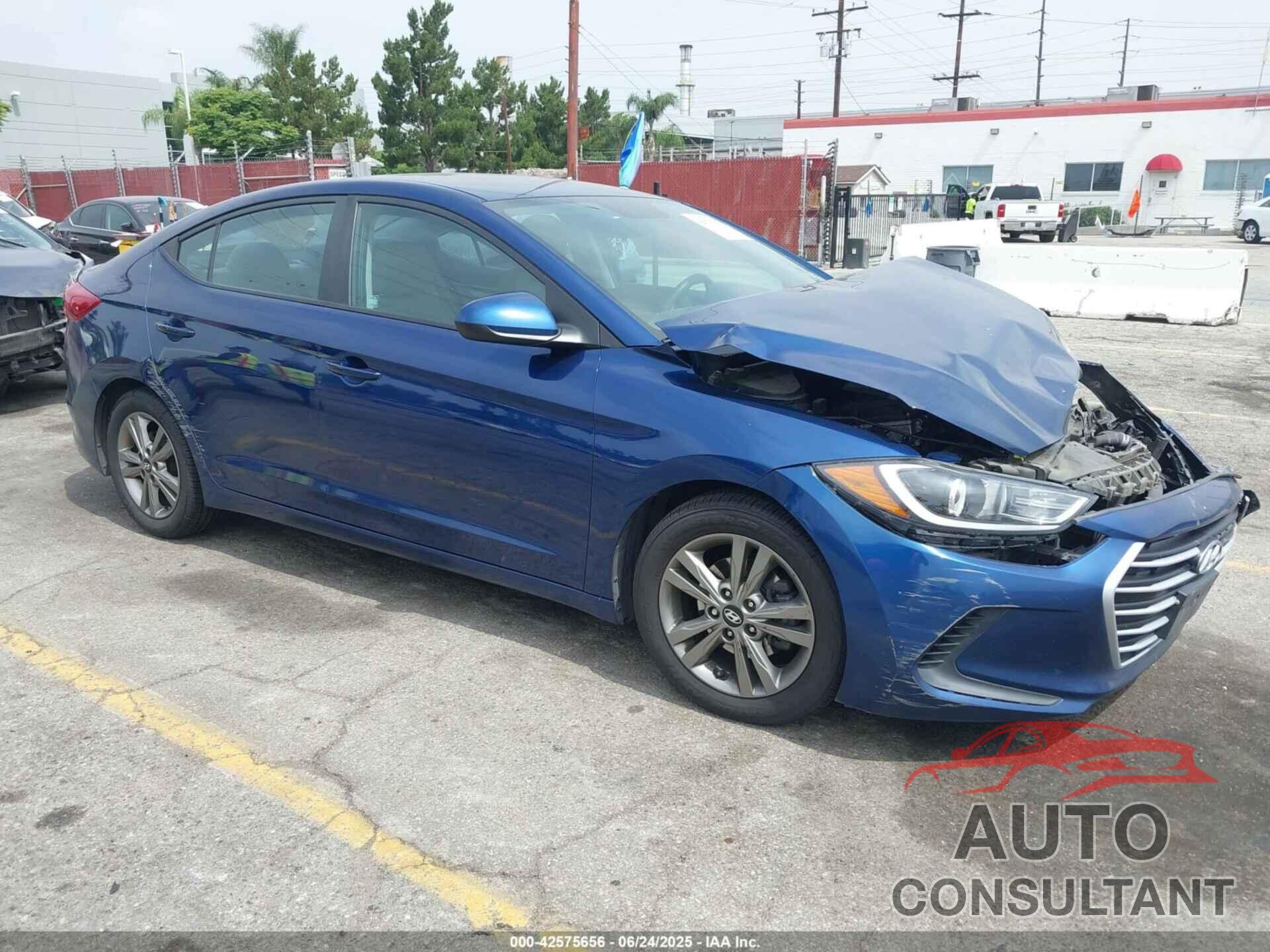HYUNDAI ELANTRA 2018 - 5NPD84LF8JH293474