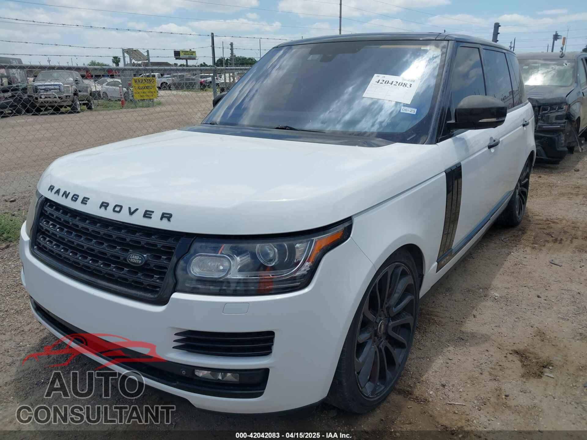 LAND ROVER RANGE ROVER 2015 - SALGS3TF8FA204406