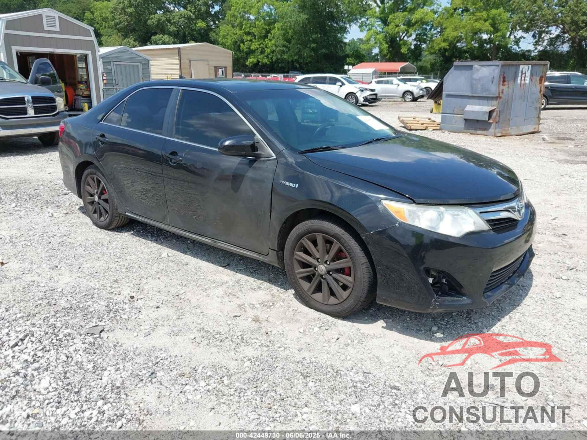 TOYOTA CAMRY HYBRID 2012 - 4T1BD1FK7CU034814