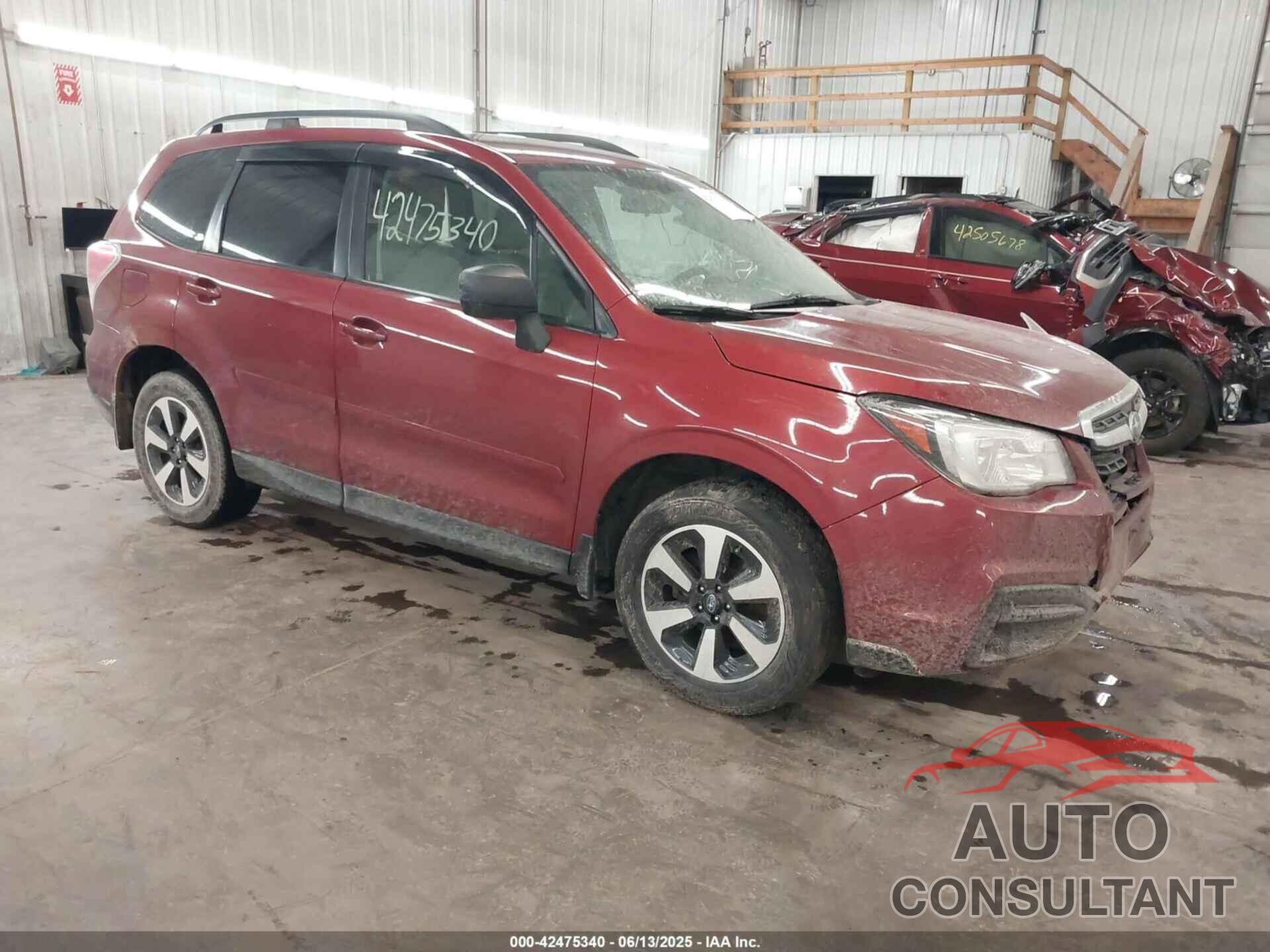 SUBARU FORESTER 2018 - JF2SJABC5JH433319