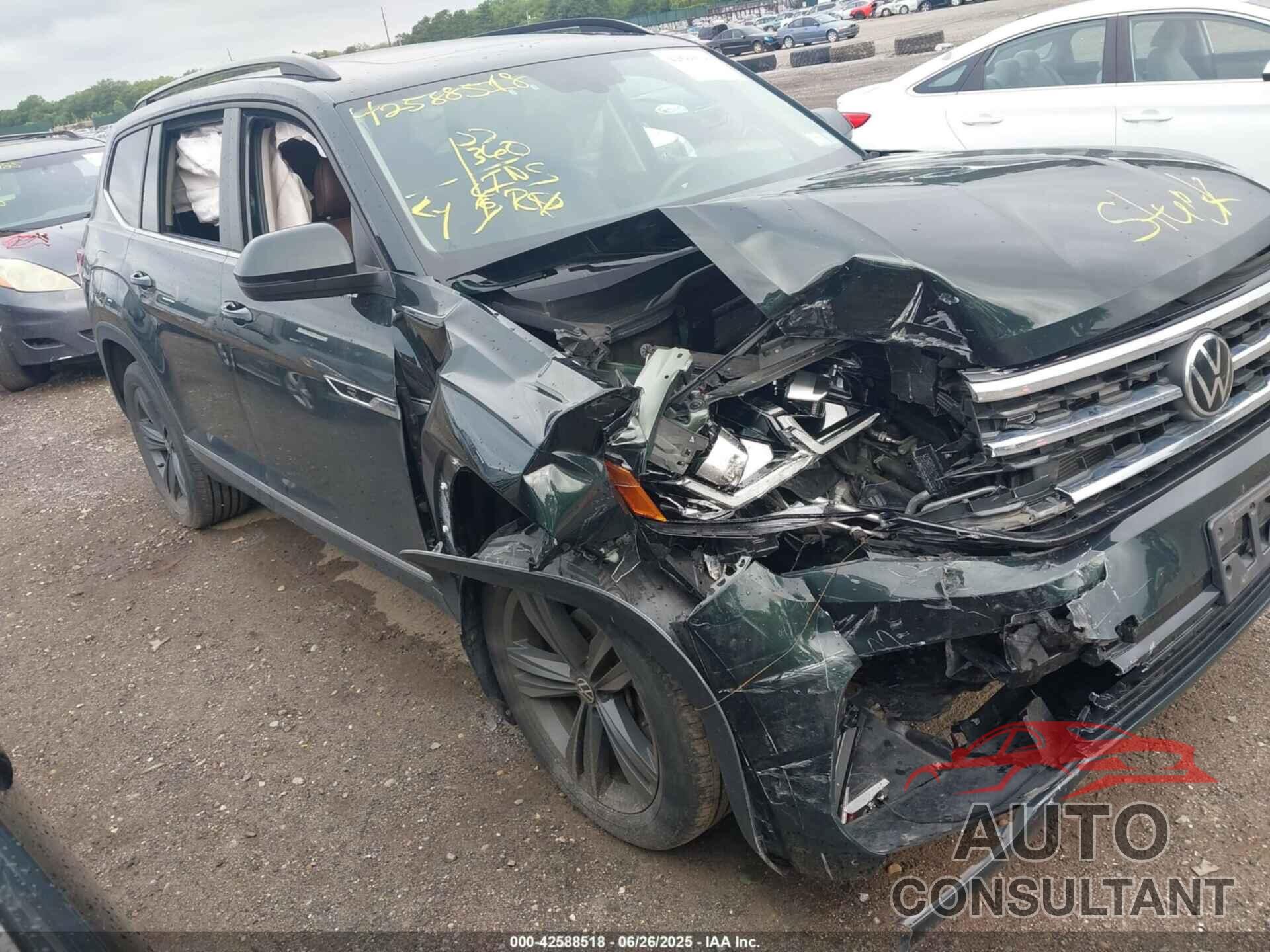 VOLKSWAGEN ATLAS 2021 - 1V2RR2CA7MC527940