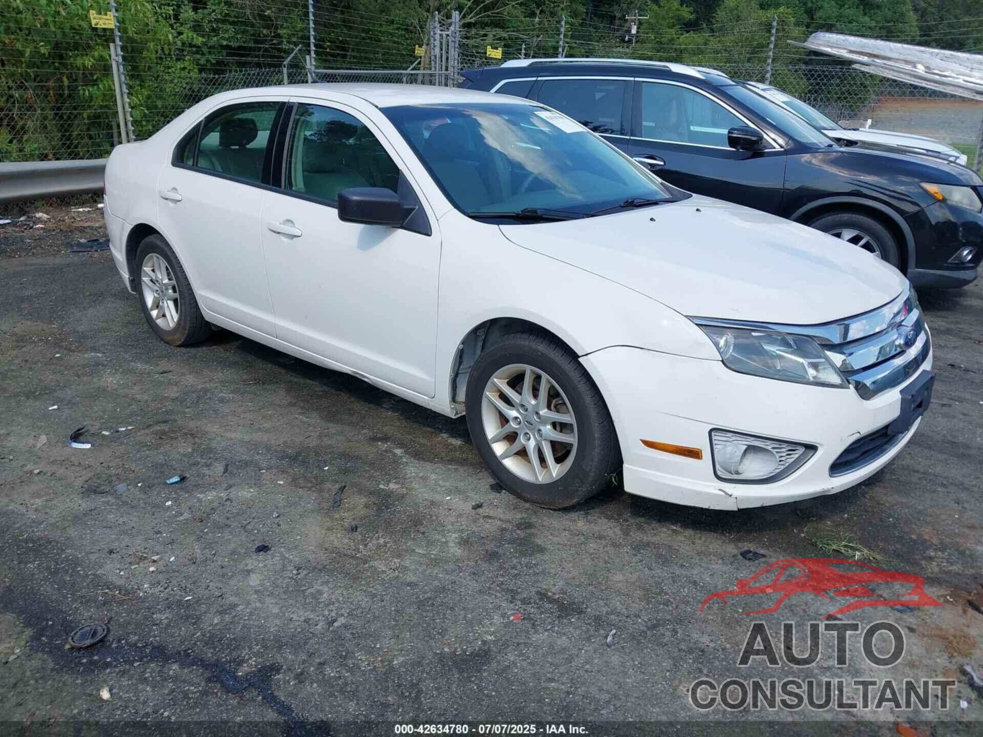 FORD FUSION 2012 - 3FAHP0GA9CR190453