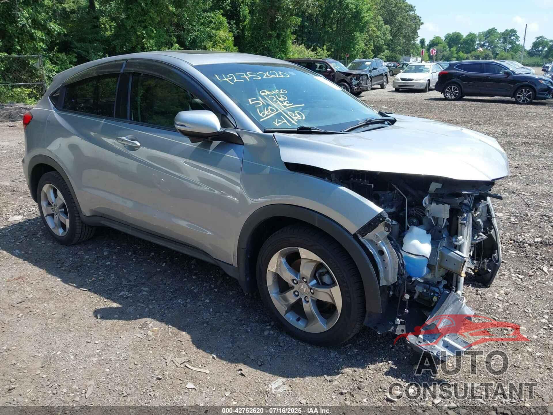 HONDA HR-V 2017 - 3CZRU5H5XHM701964