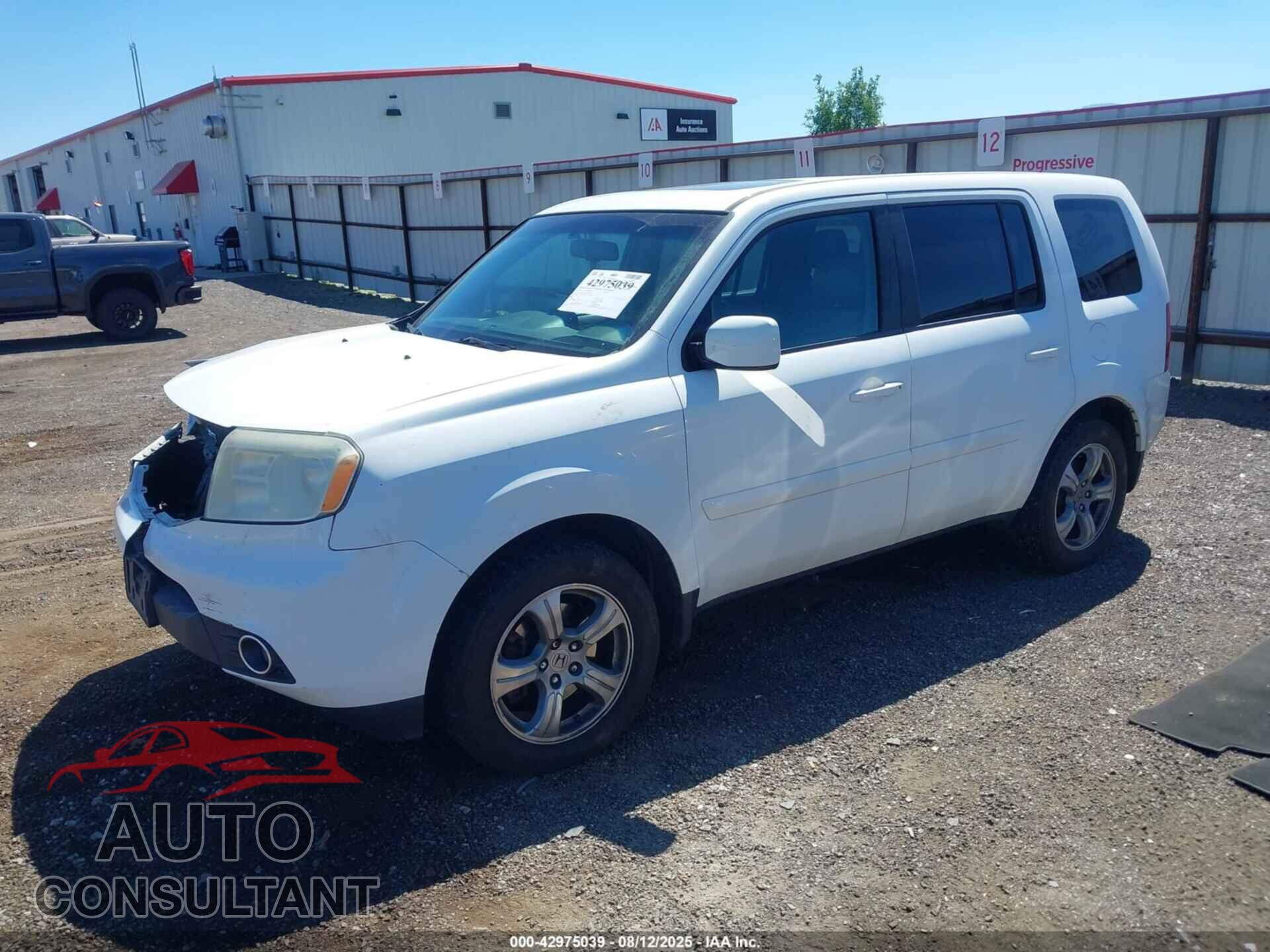 HONDA PILOT 2013 - 5FNYF3H57DB044314