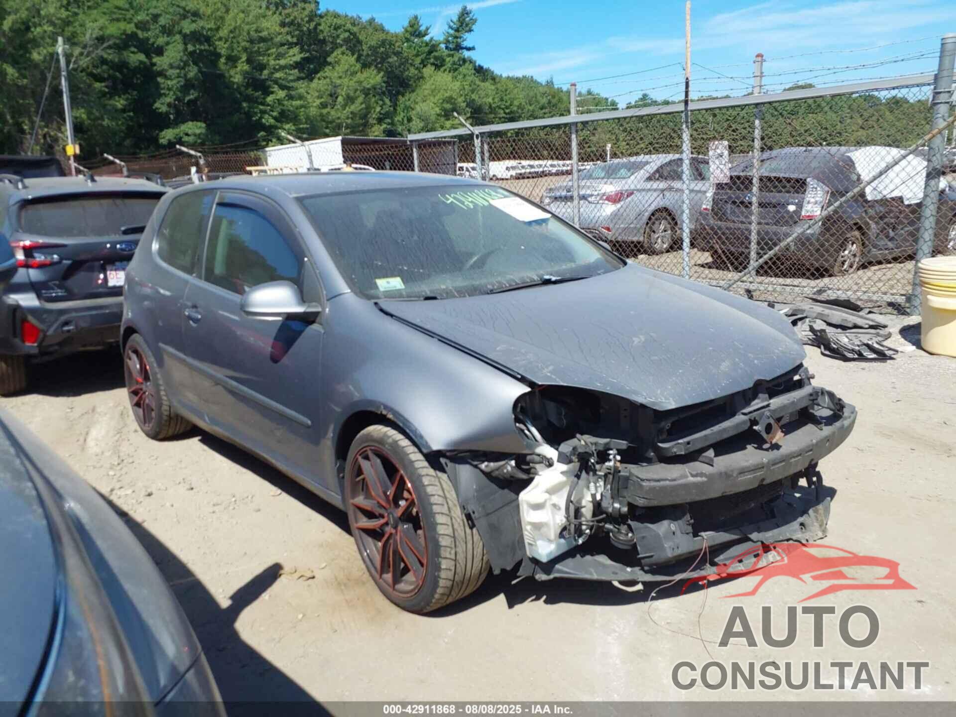 VOLKSWAGEN RABBIT 2009 - WVWBB71K19W030100