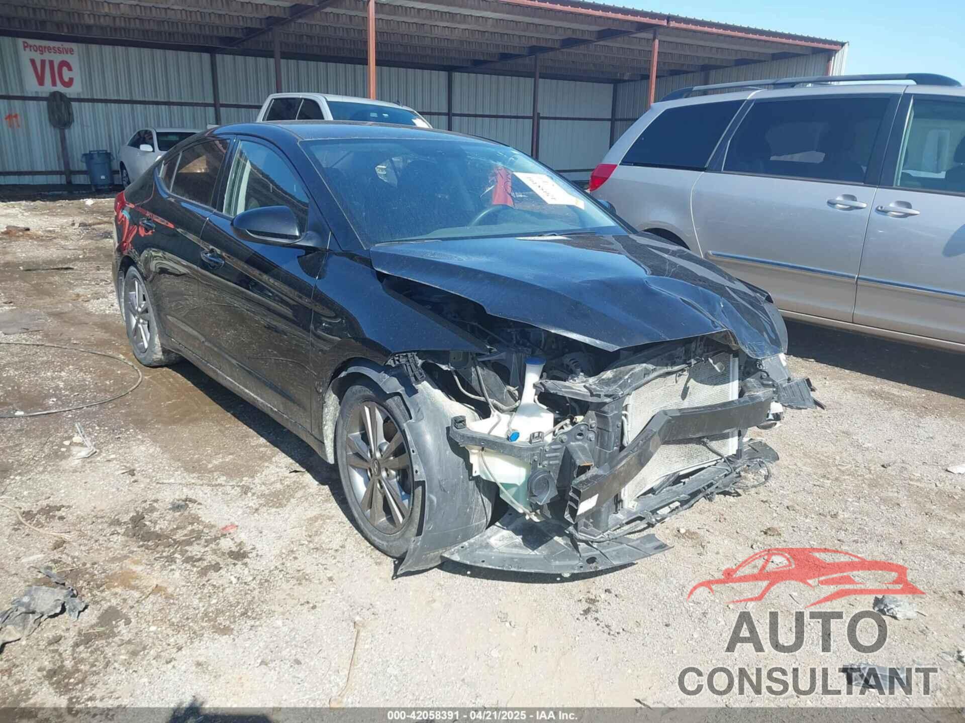 HYUNDAI ELANTRA 2018 - 5NPD84LF7JH287469
