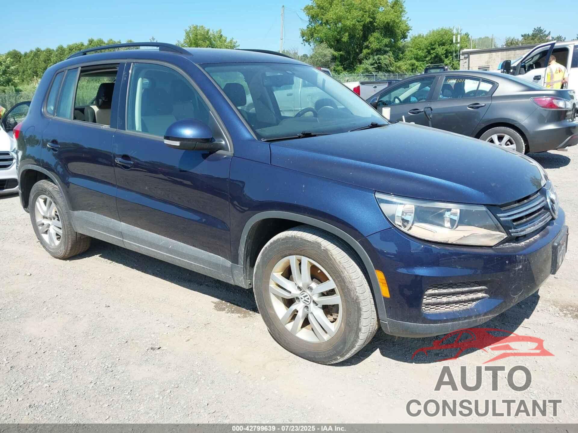 VOLKSWAGEN TIGUAN 2016 - WVGBV7AX9GW602414