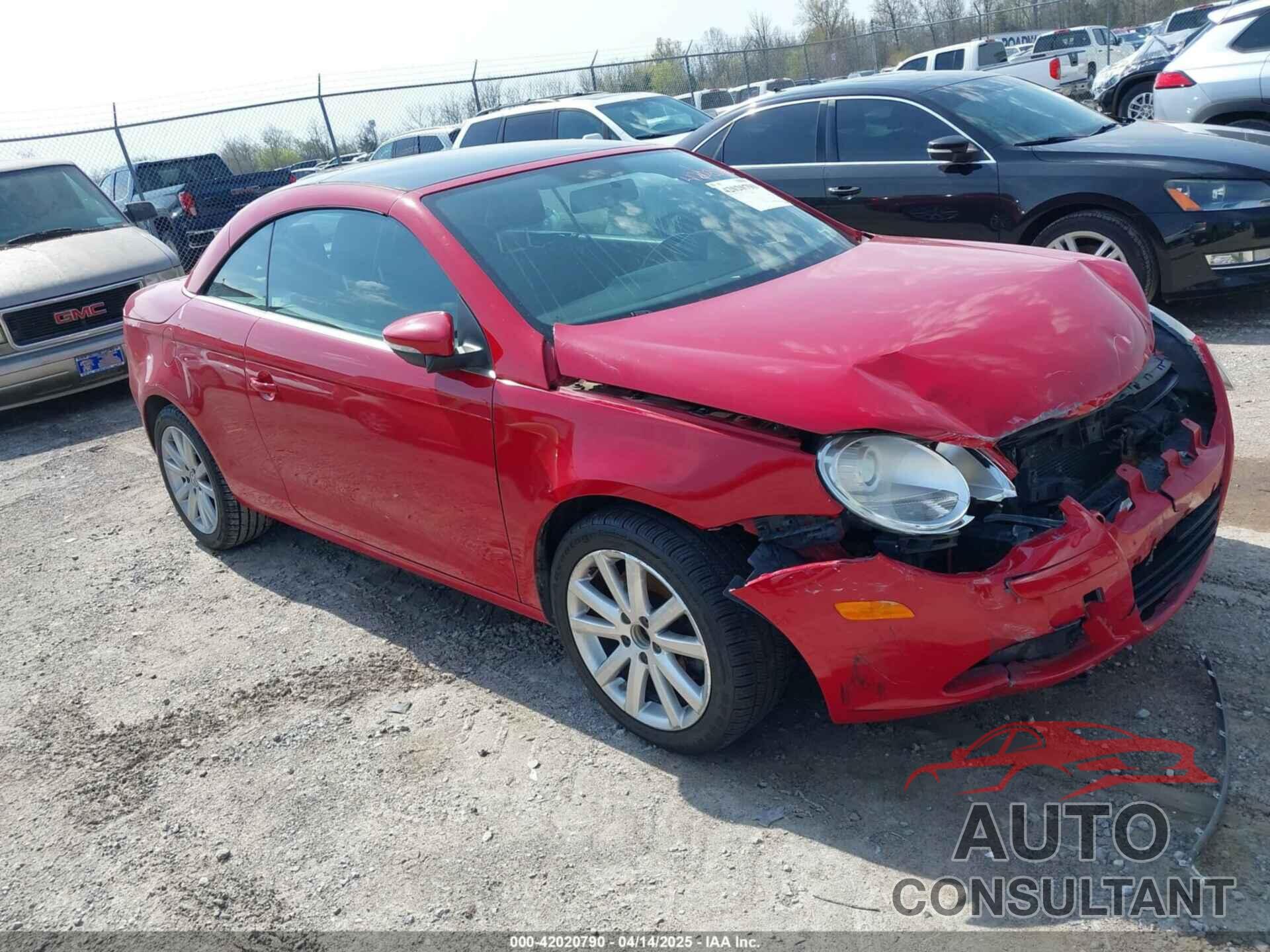 VOLKSWAGEN EOS 2010 - WVWBA7AH4AV020159