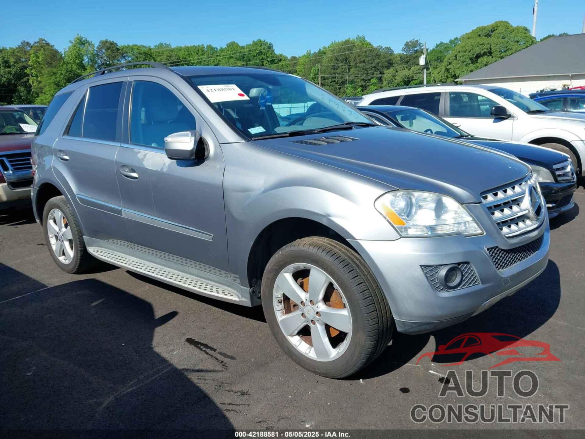 MERCEDES-BENZ ML 350 2010 - 4JGBB8GBXAA563623