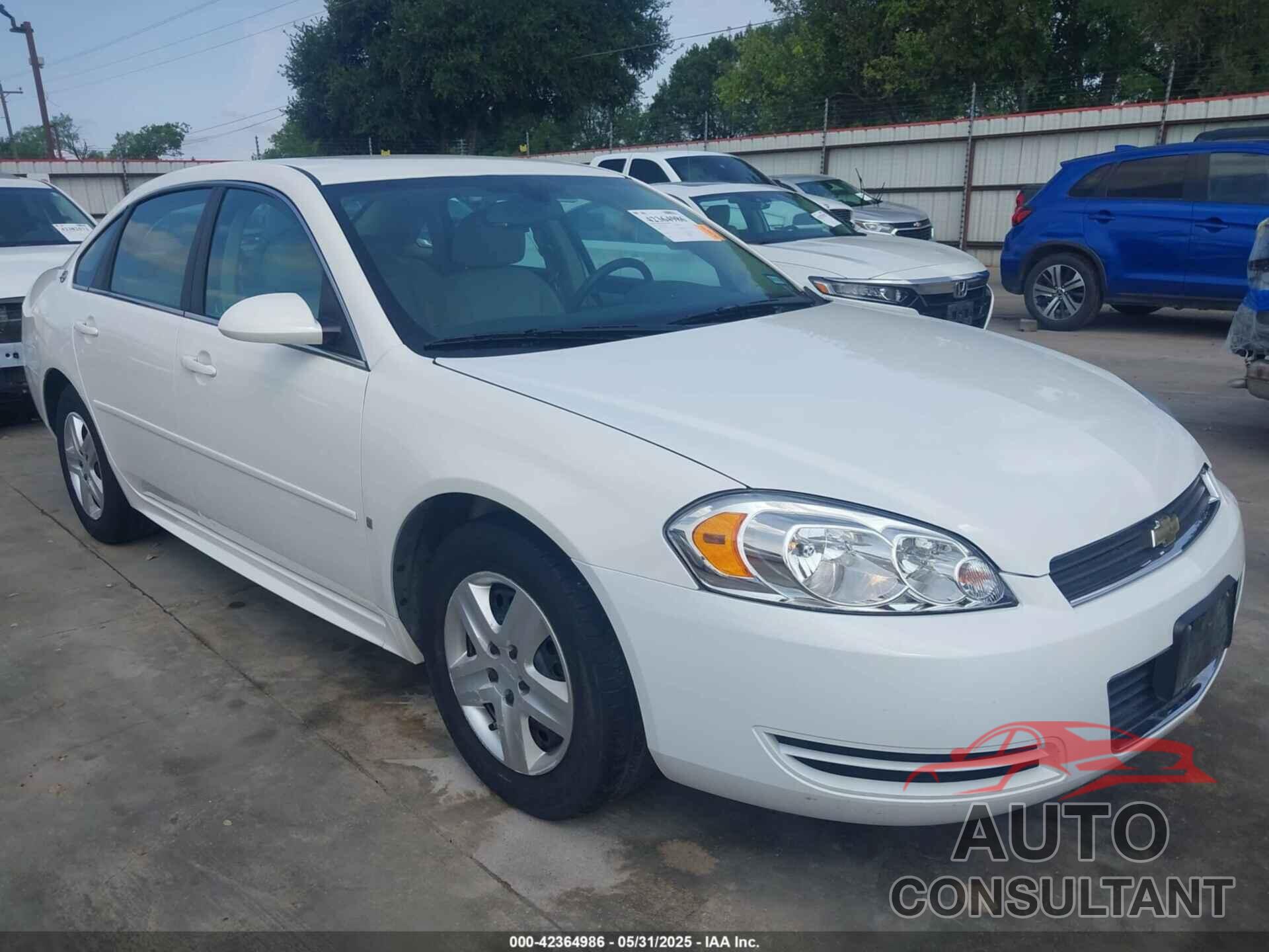 CHEVROLET IMPALA 2009 - 2G1WB57K391184952