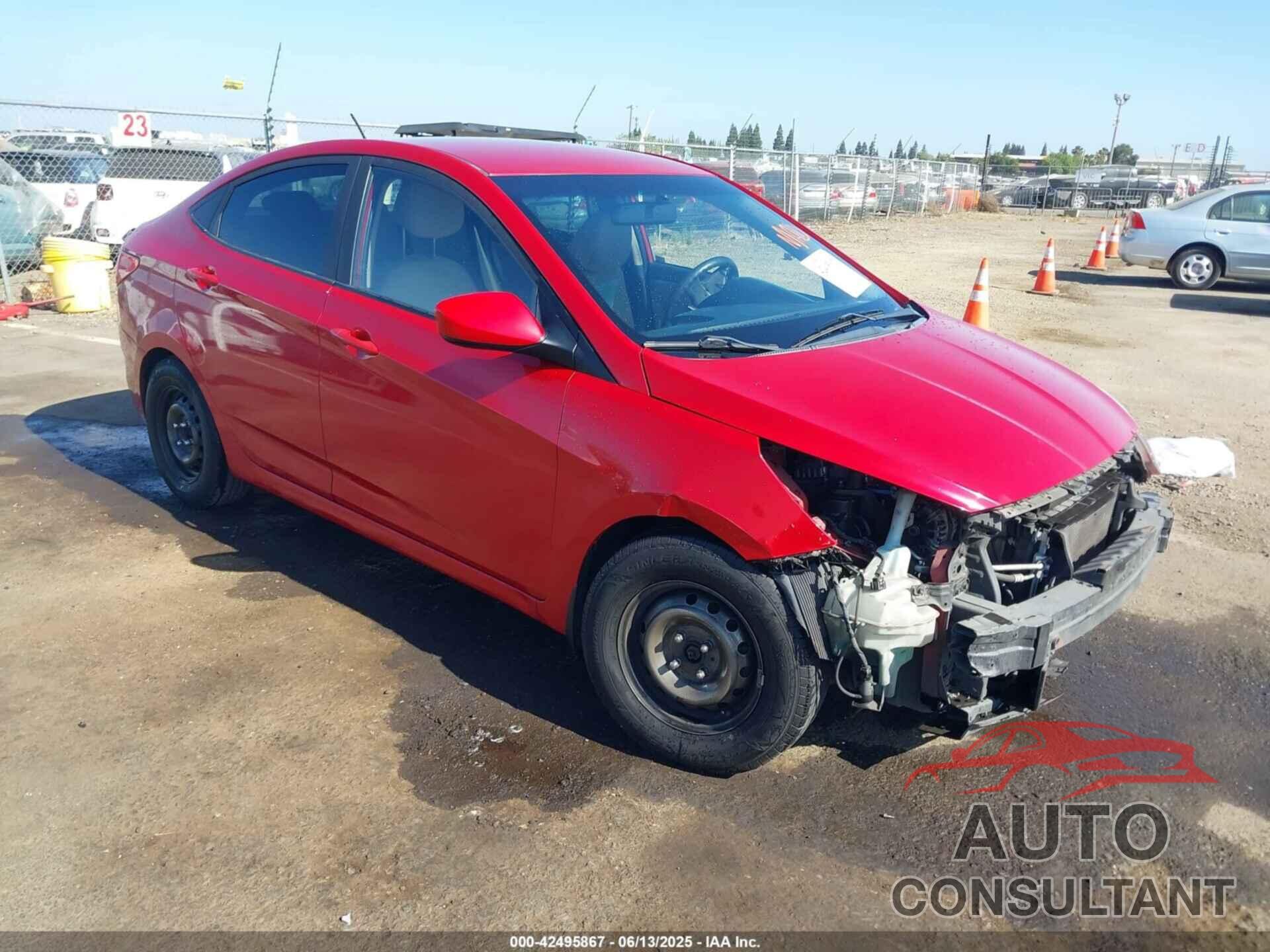 HYUNDAI ACCENT 2017 - KMHCT4AE9HU250729