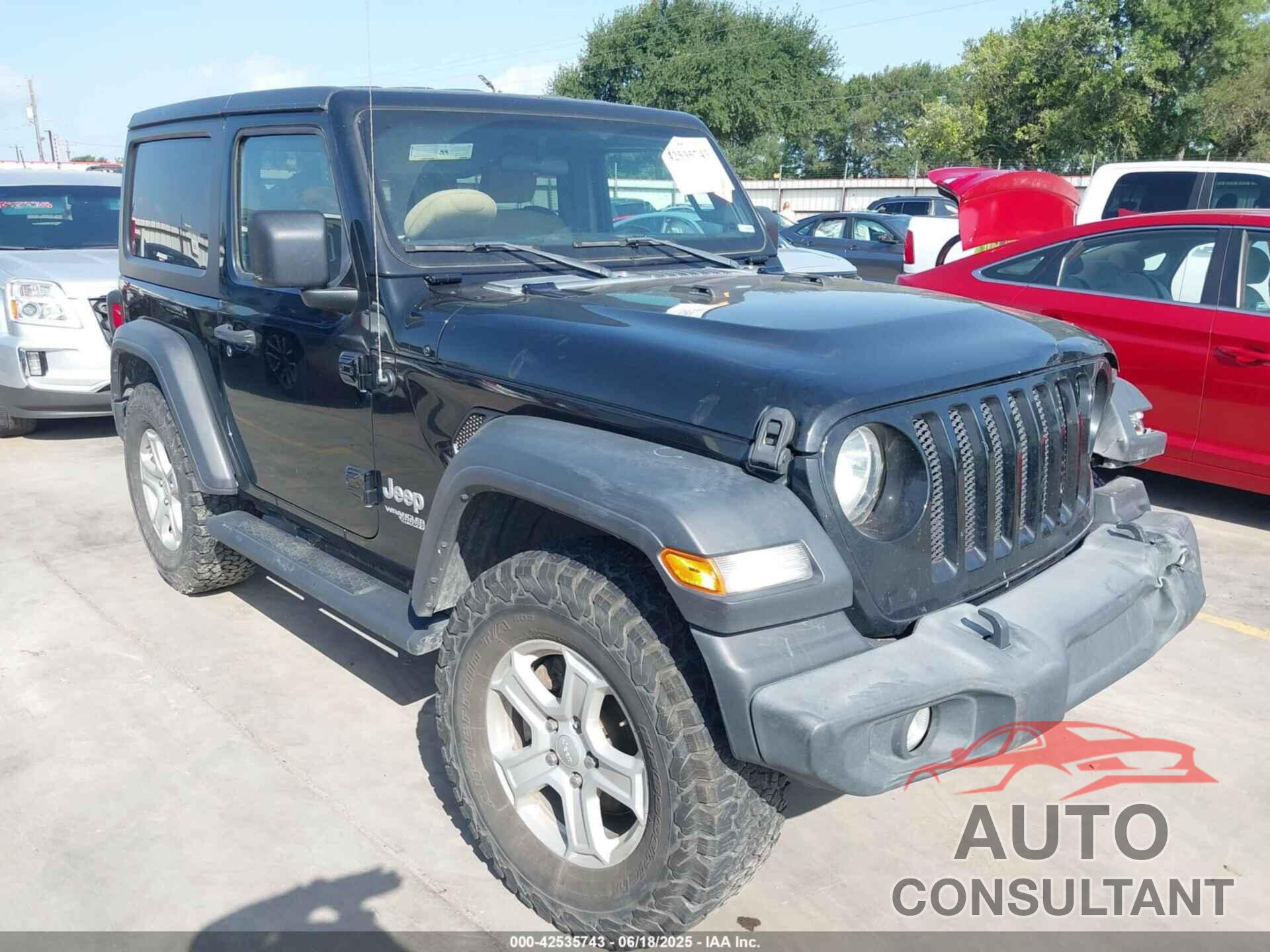 JEEP WRANGLER 2020 - 1C4GJXAN6LW348384
