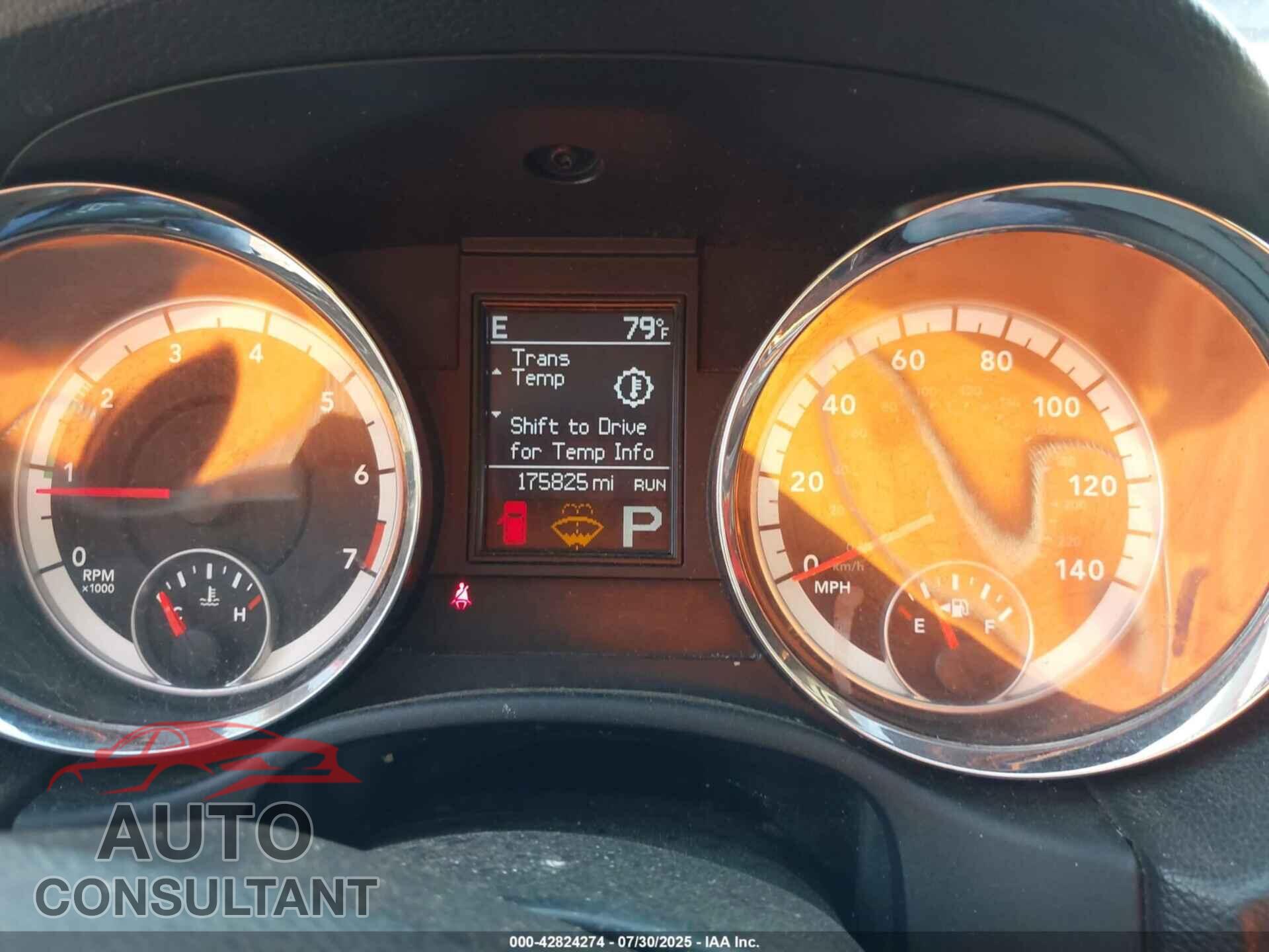 DODGE DURANGO 2013 - 1C4RDJDG6DC675722