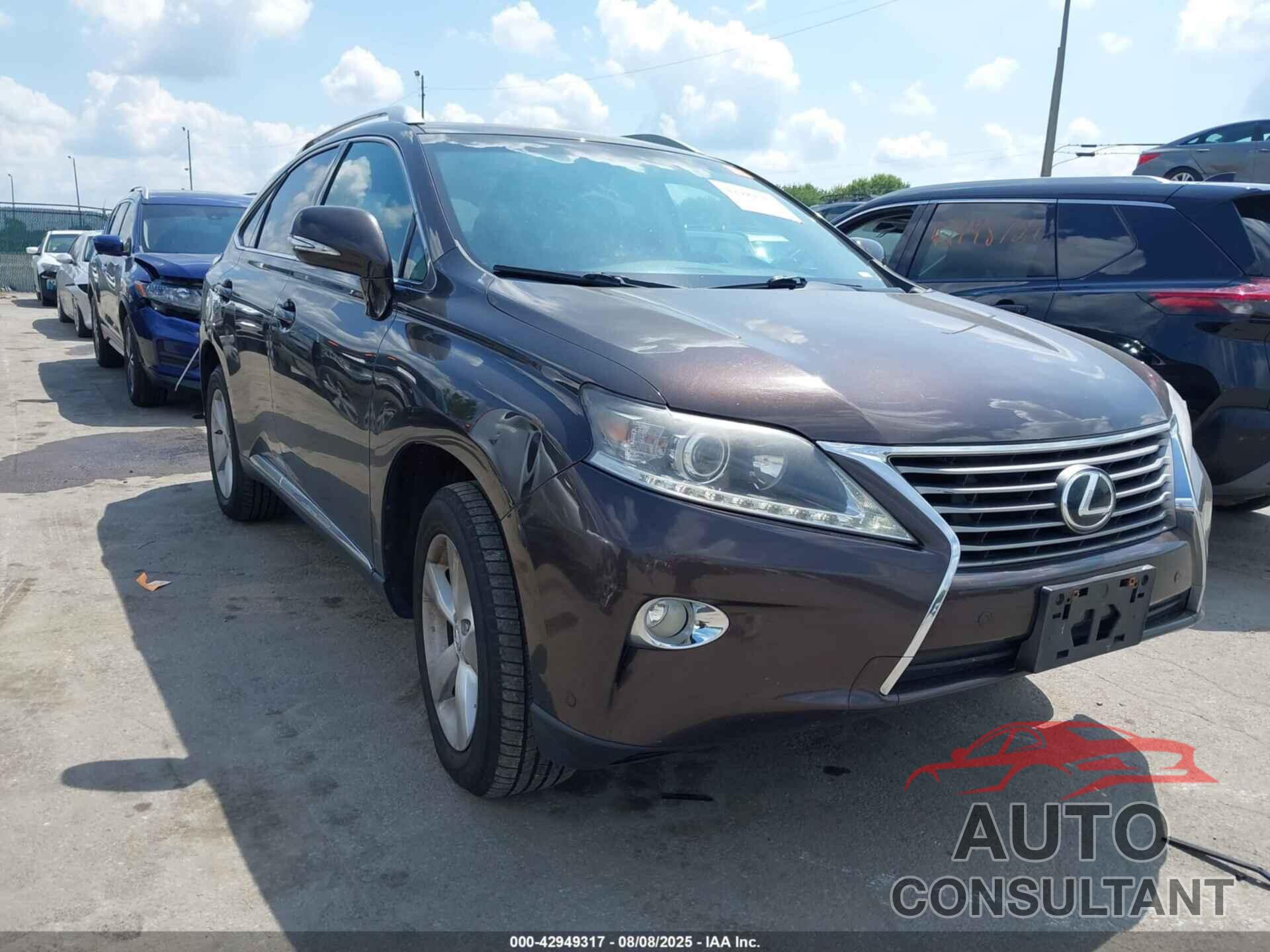 LEXUS RX 350 2013 - 2T2BK1BA4DC200482