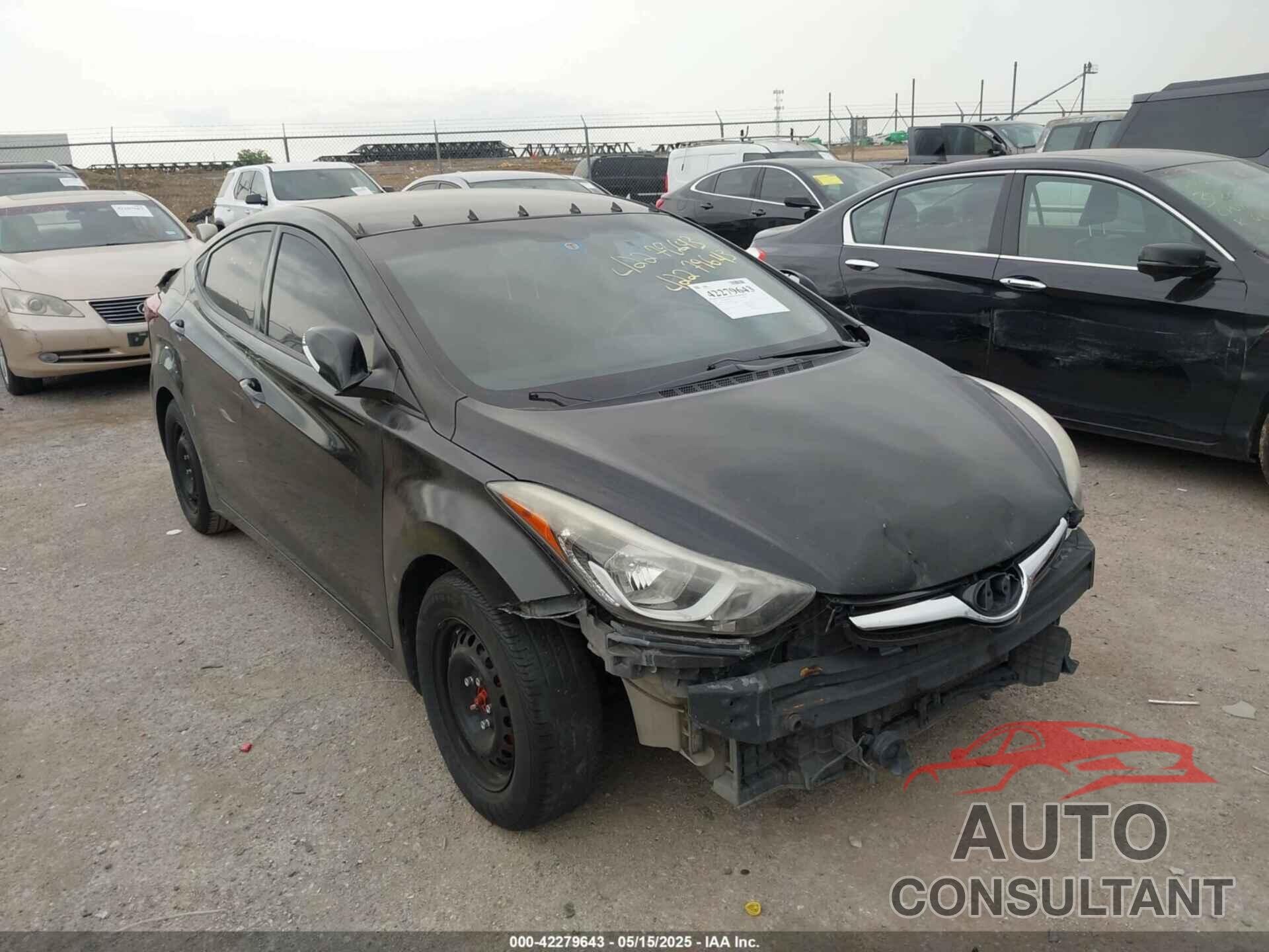 HYUNDAI ELANTRA 2016 - KMHDH4AE1GU545442