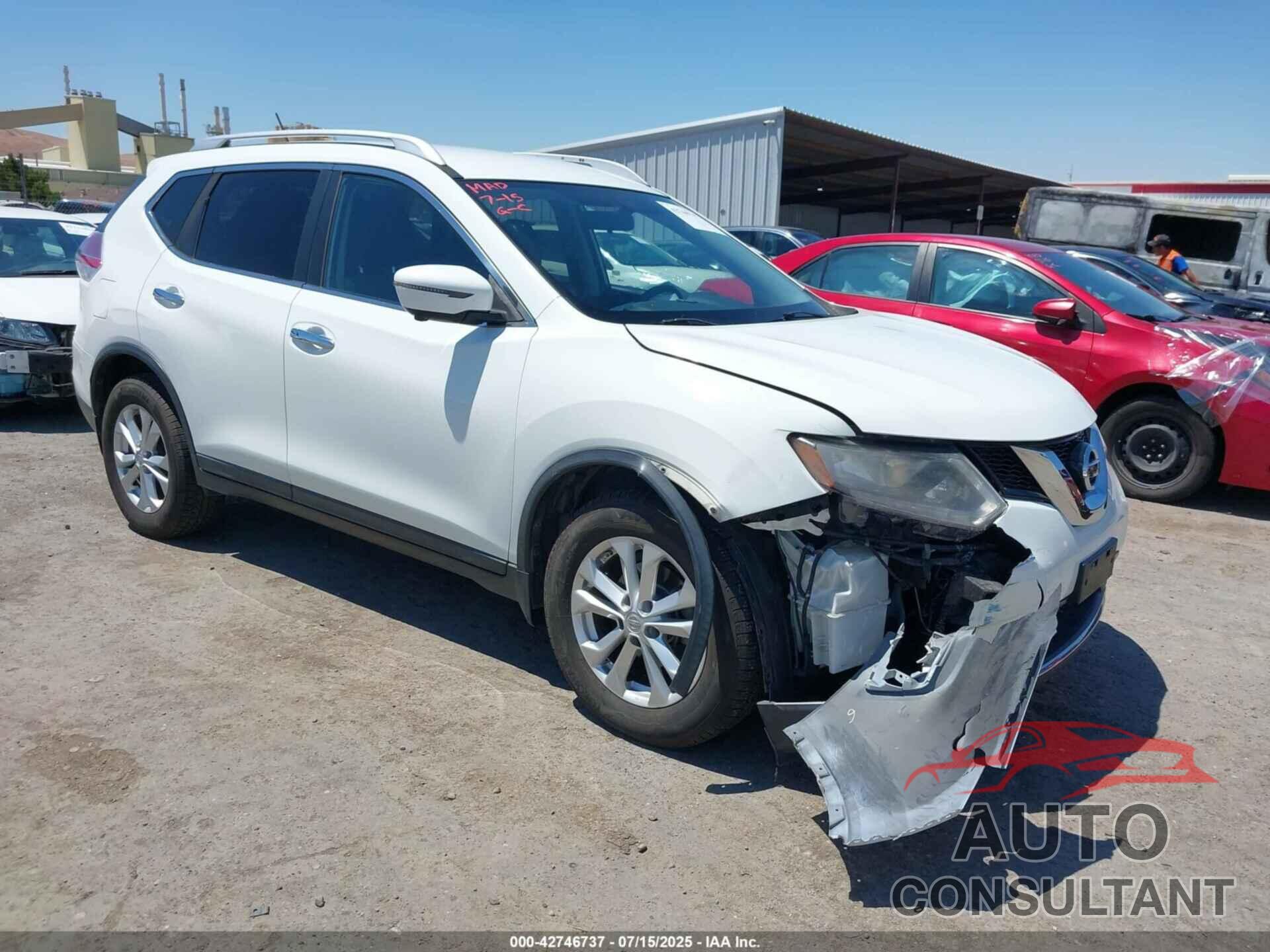 NISSAN ROGUE 2016 - KNMAT2MT7GP612483