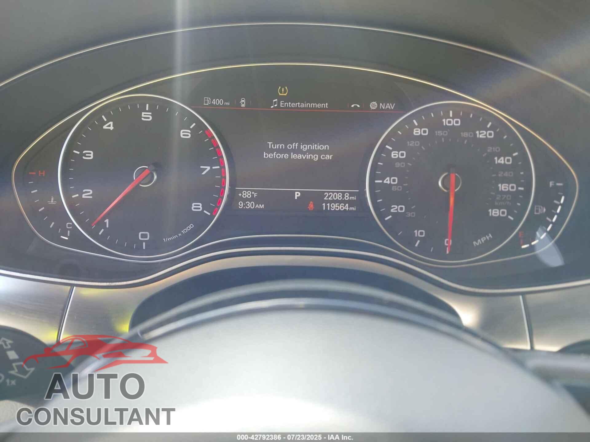 AUDI A6 2013 - WAUDFAFC5DN076987