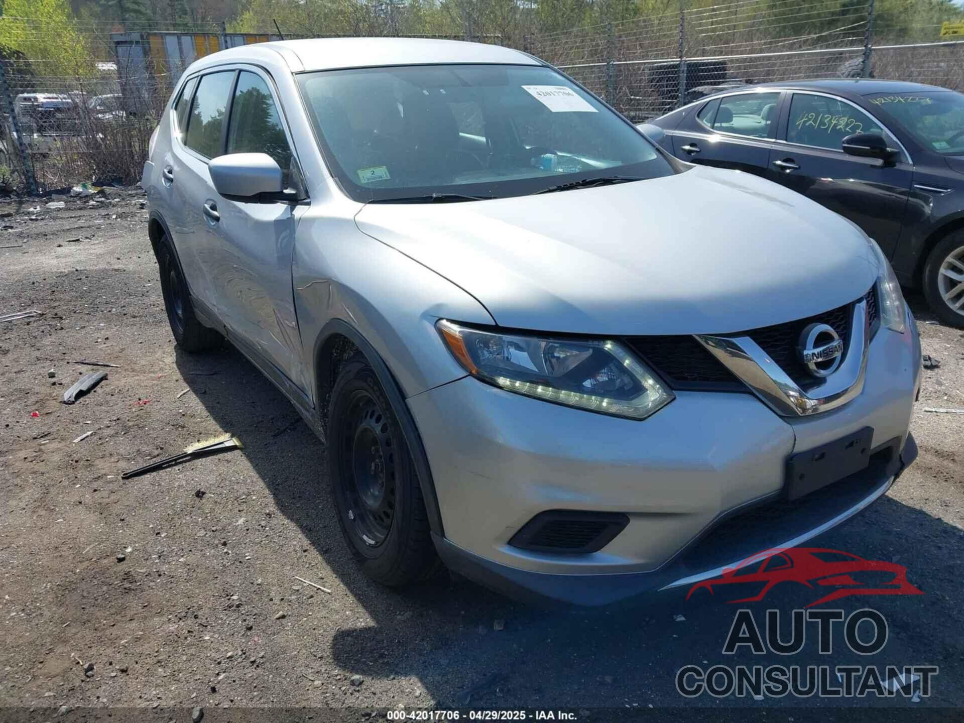 NISSAN ROGUE 2016 - KNMAT2MV0GP684711