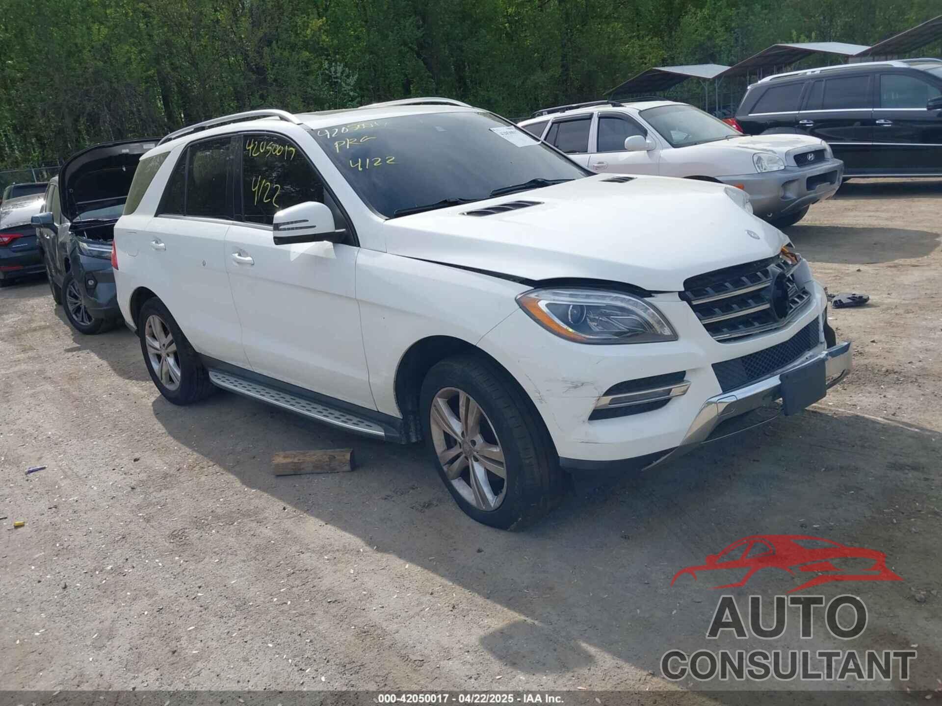 MERCEDES-BENZ ML 350 2015 - 4JGDA5HB2FA445193