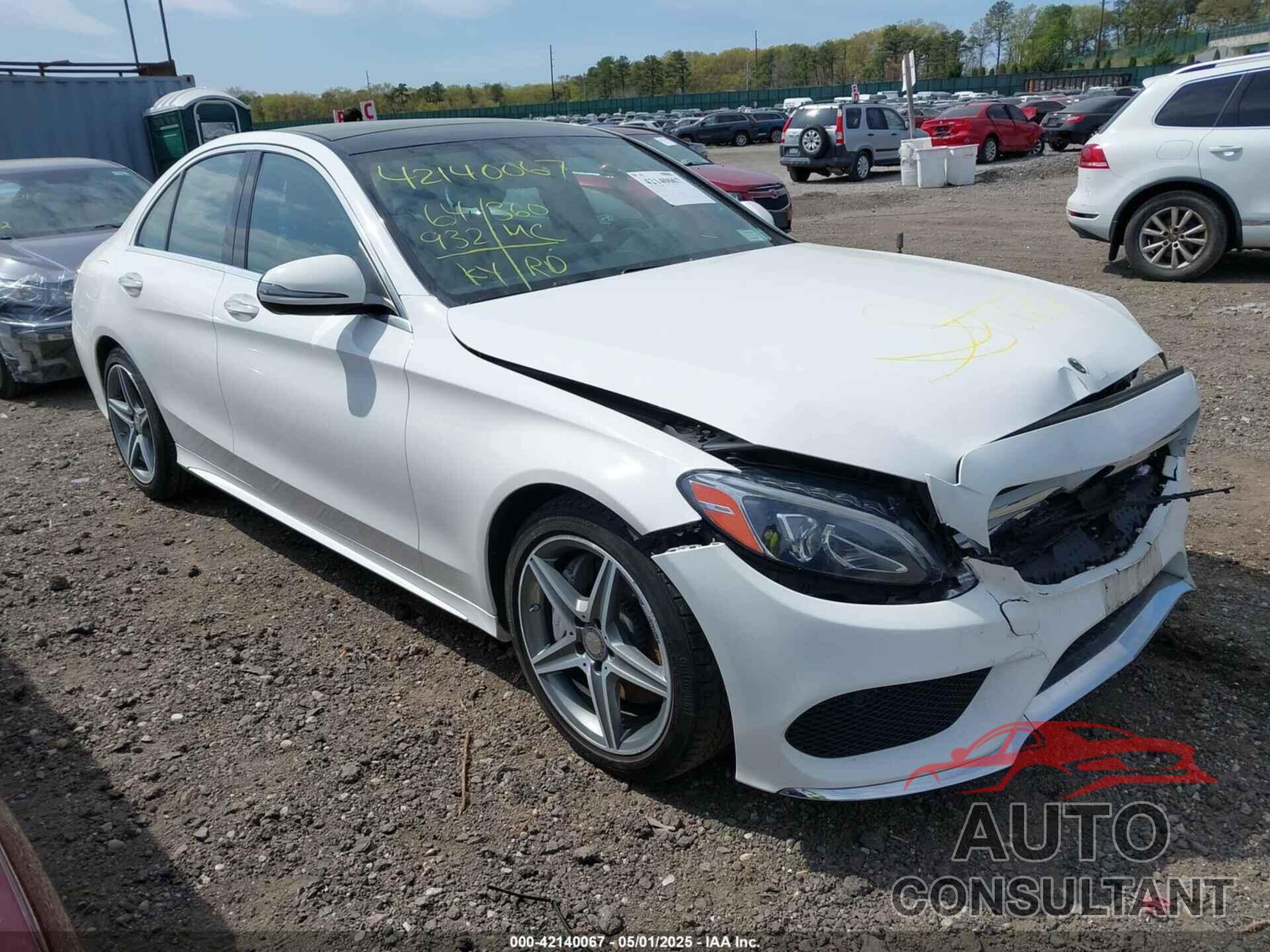 MERCEDES-BENZ C 300 2016 - 55SWF4KB1GU109382