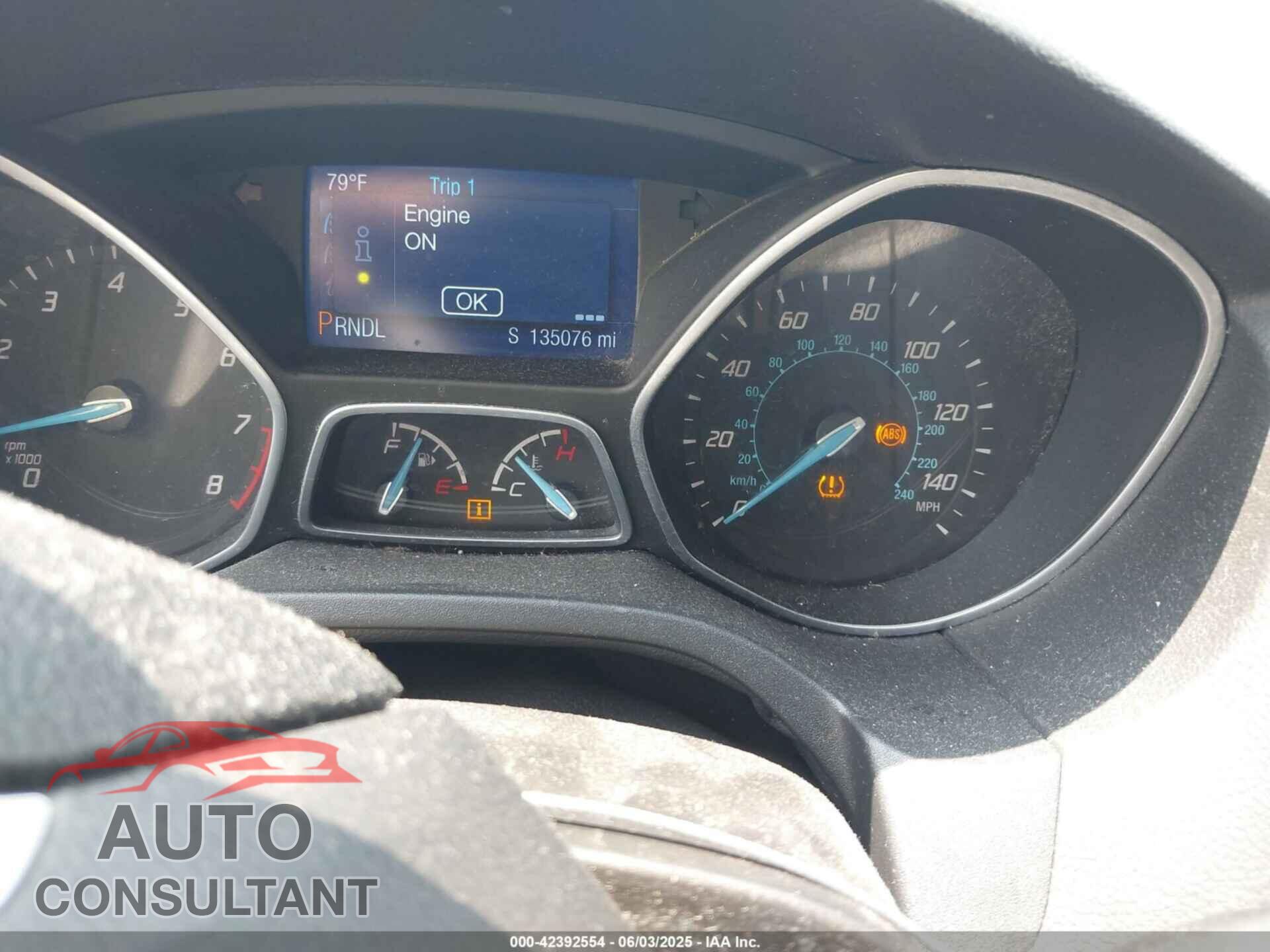 FORD FOCUS 2014 - 1FADP3F22EL433239