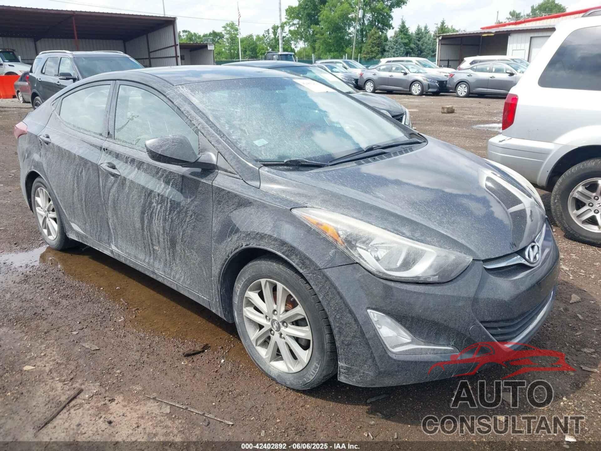 HYUNDAI ELANTRA 2015 - KMHDH4AE6FU394936
