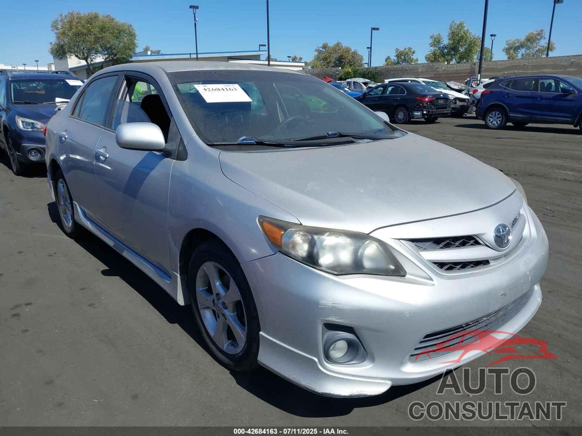 TOYOTA COROLLA 2012 - 2T1BU4EE9CC810939